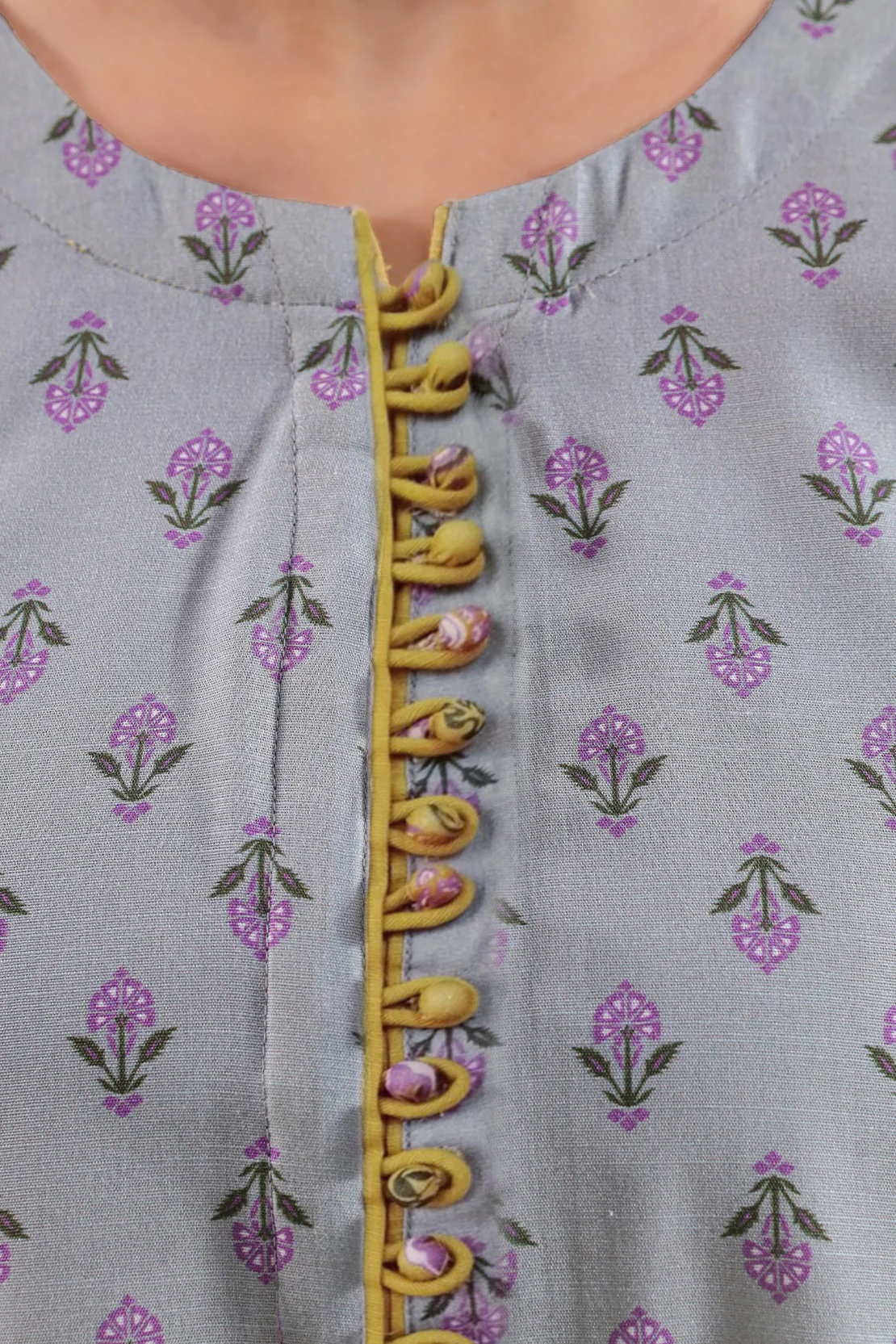 Printed Khaddar Stitched Shirt - Image 3