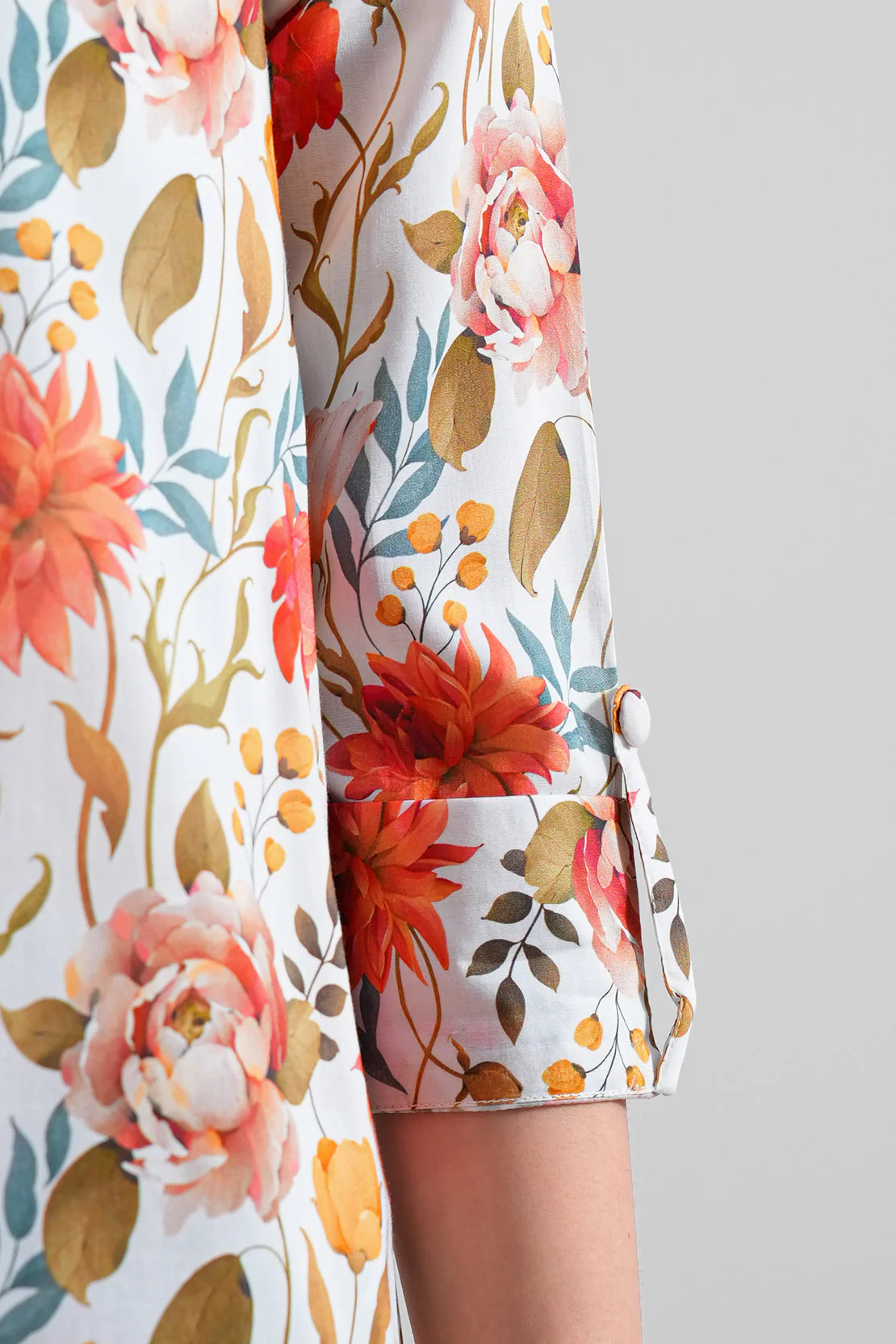 Printed Korean Lawn Stitched 2 Piece (Shirt/Trouser) - Image 6