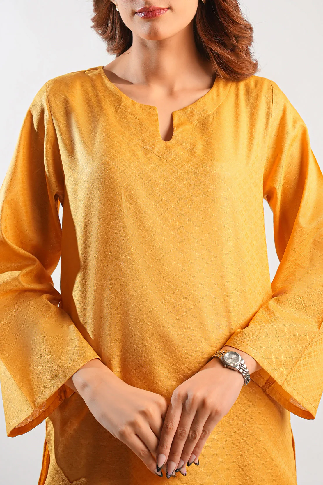Printed Lawn Jacquard Stitched 2 Piece (Shirt/Trouser) - Image 2