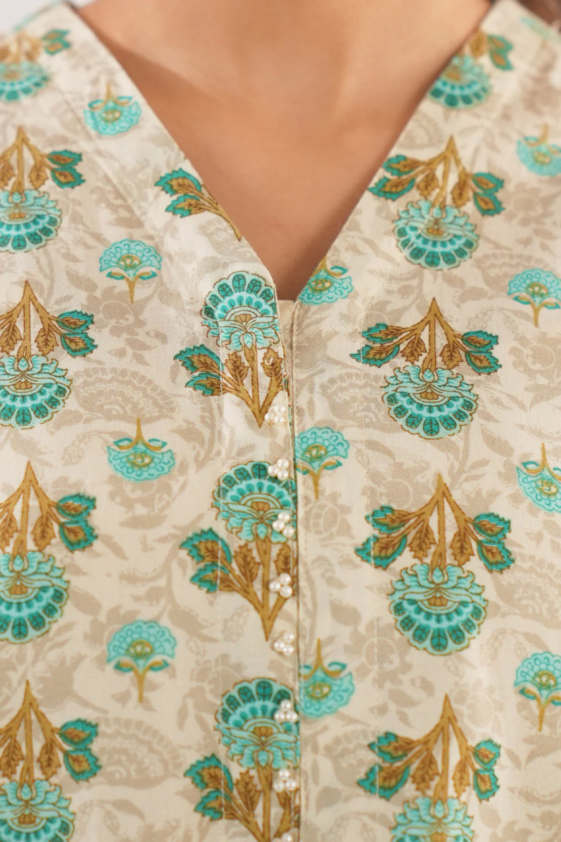 Printed Lawn Stitched 2 Piece (Shirt/Dupatta) - Image 7