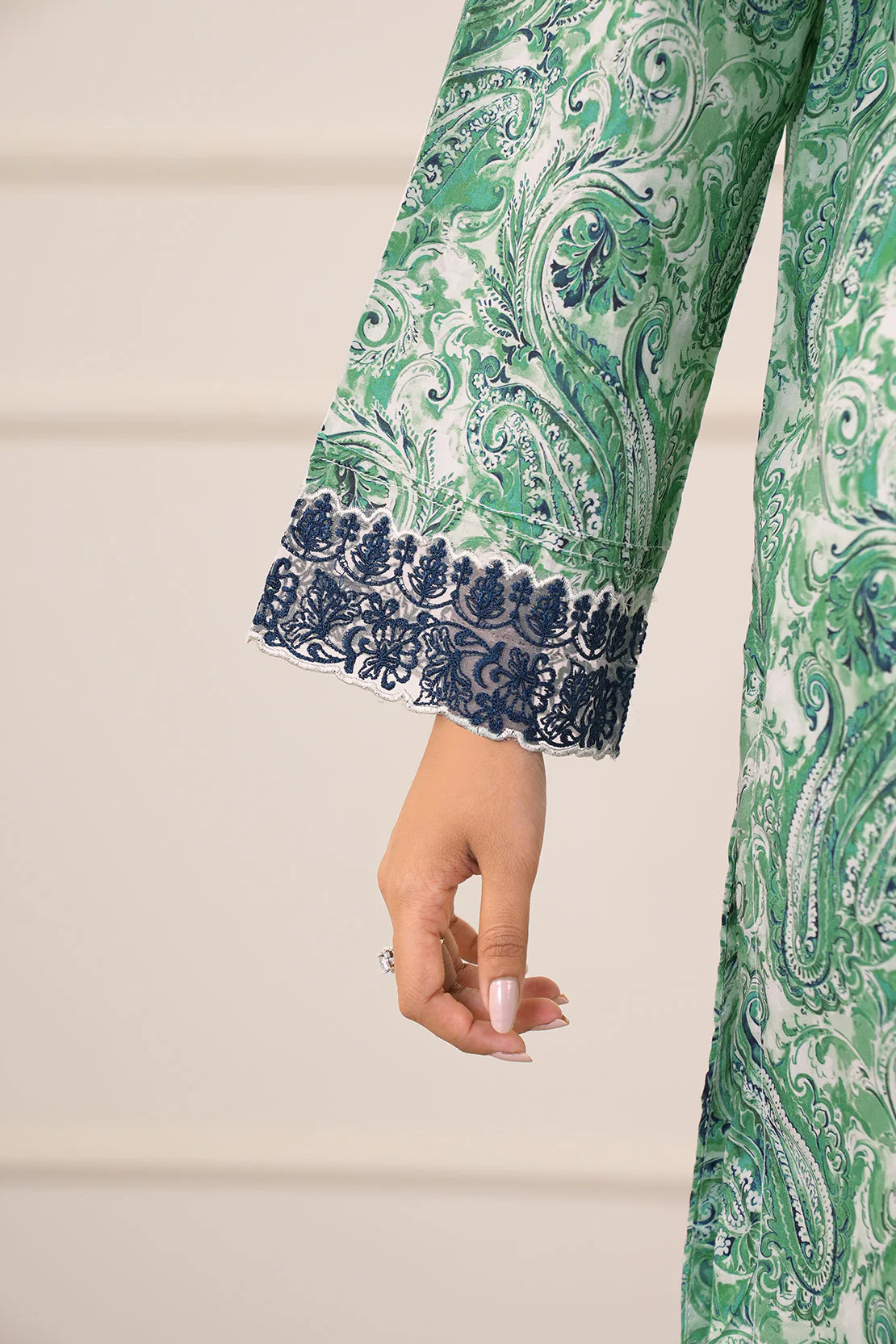 Printed Lawn Stitched 2 Piece (Shirt/Dupatta) - Image 8