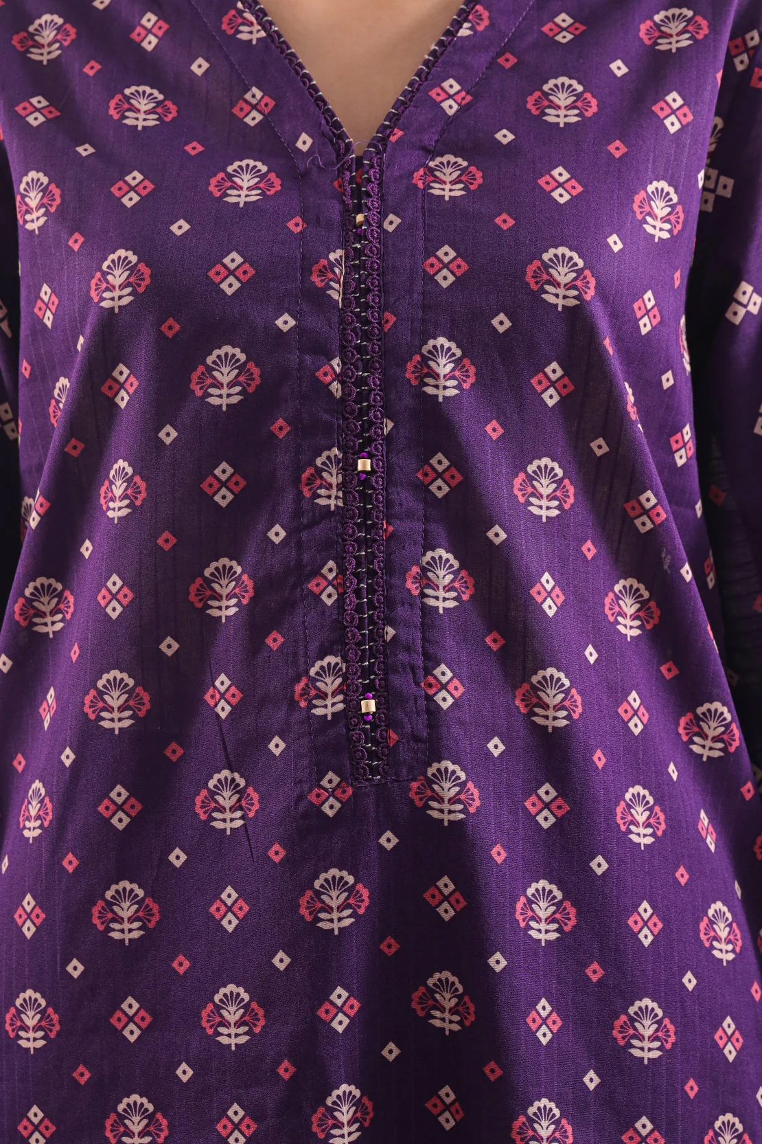 Printed Lawn Stitched 2 Piece (Shirt/Dupatta) - Image 4