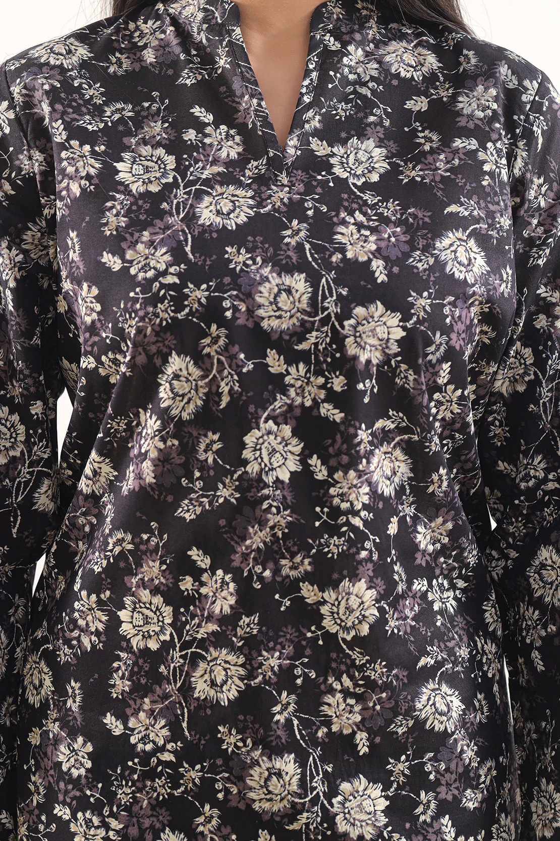 Printed Lawn Stitched 2 Piece (Shirt/Dupatta) - Image 3
