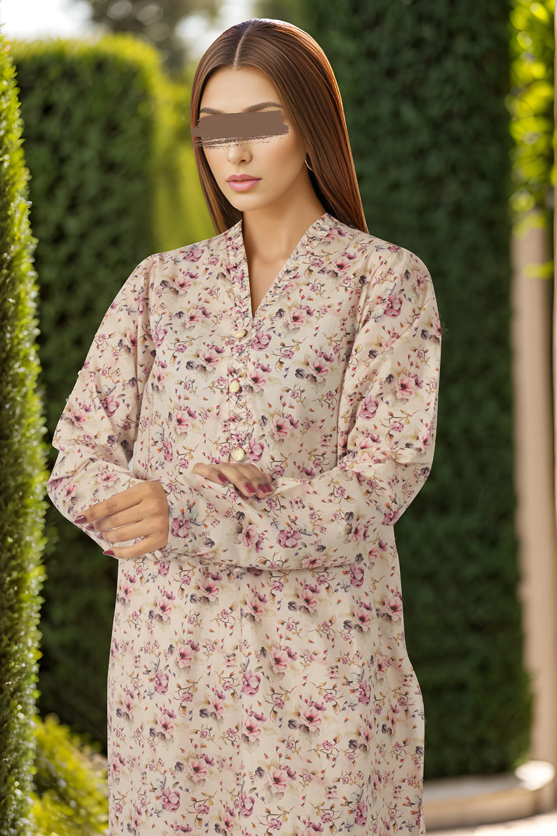 Printed Lawn Stitched 2 Piece (Shirt/Trouser) - Image 2