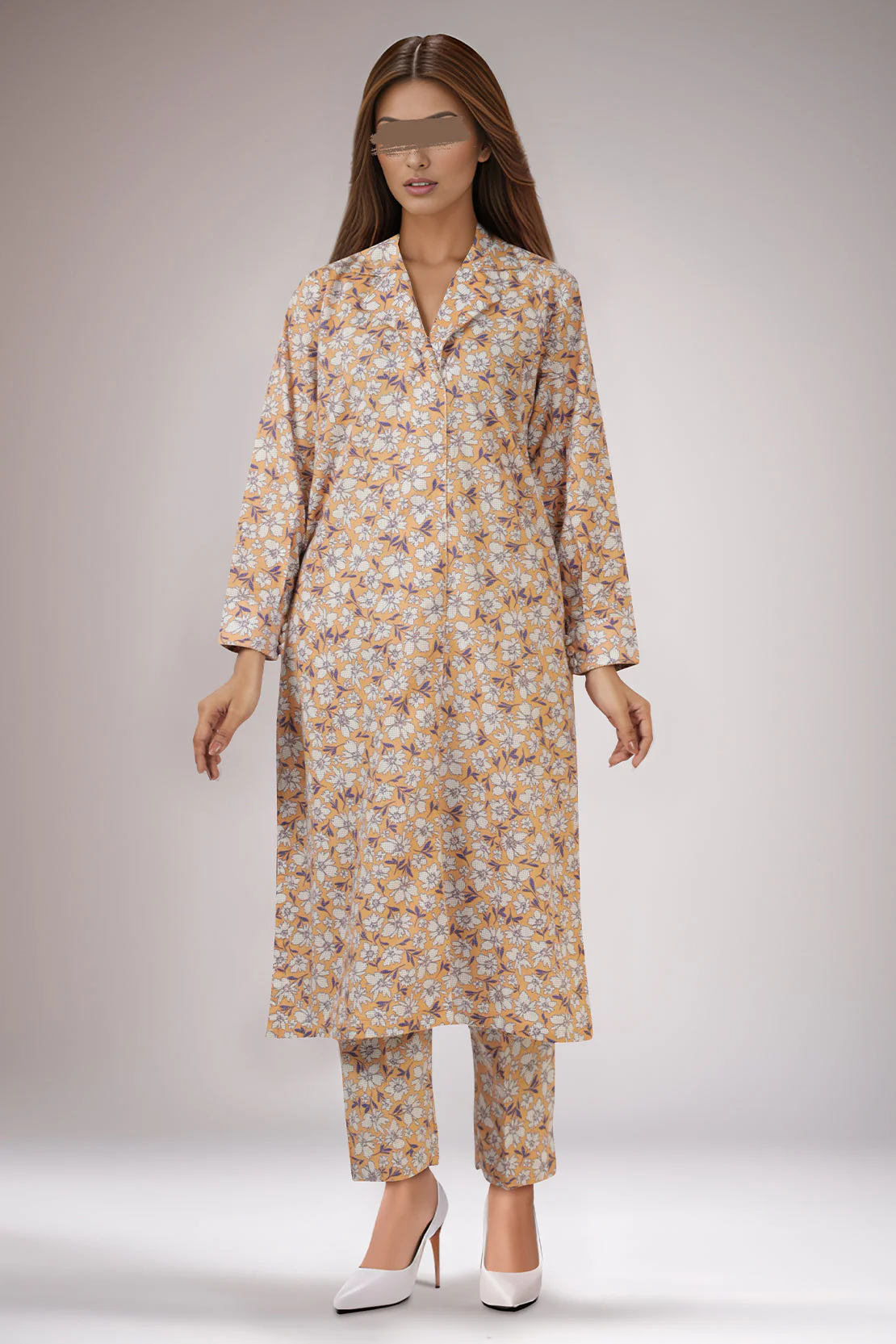 Printed Lawn Stitched 2 Piece (Shirt/Trouser) - Image 3