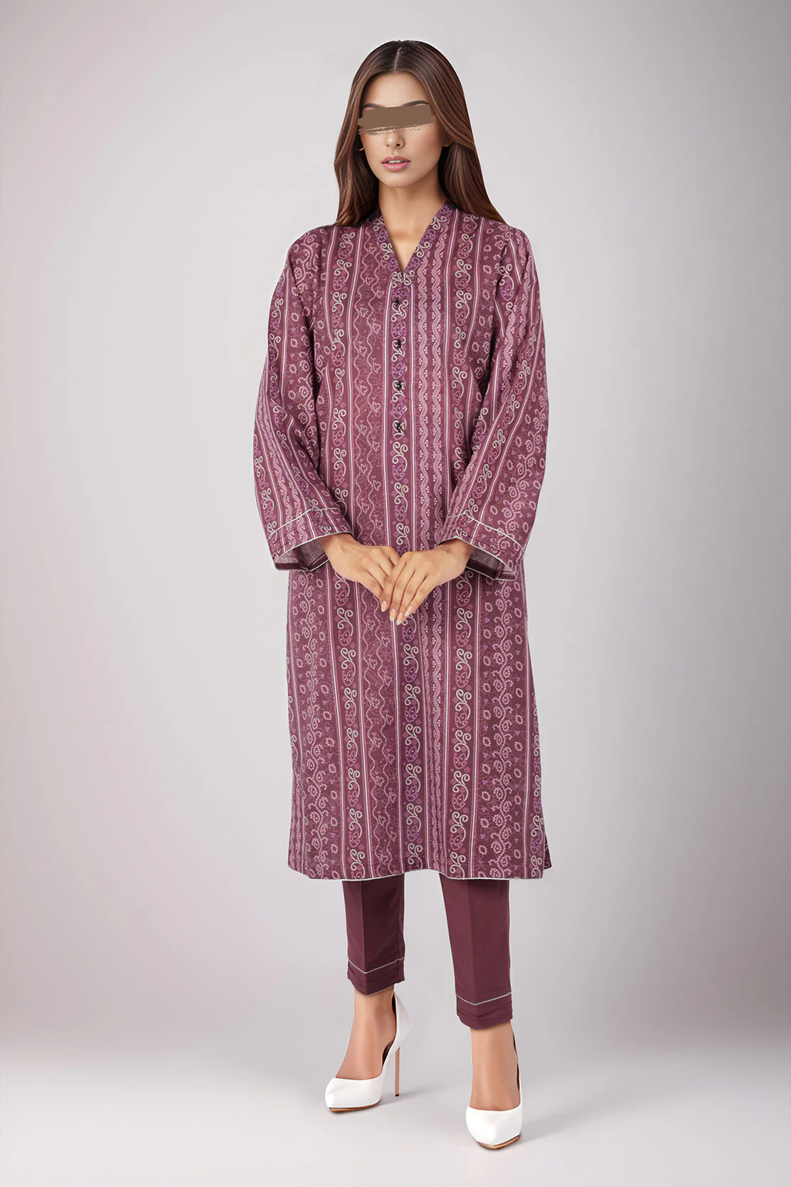 Printed Lawn Stitched 2 Piece (Shirt/Trouser)