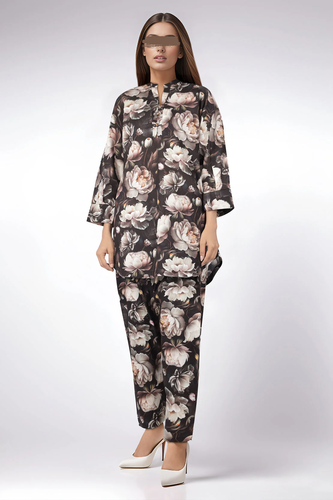Printed Lawn Stitched 2 Piece (Shirt/Trouser)