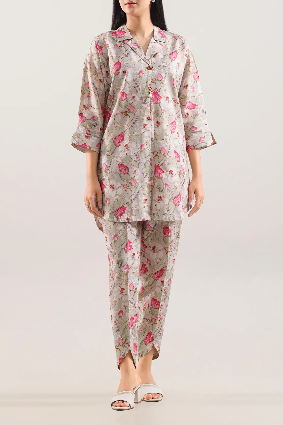 Printed Lawn Stitched 2 Piece (Shirt/Trouser)
