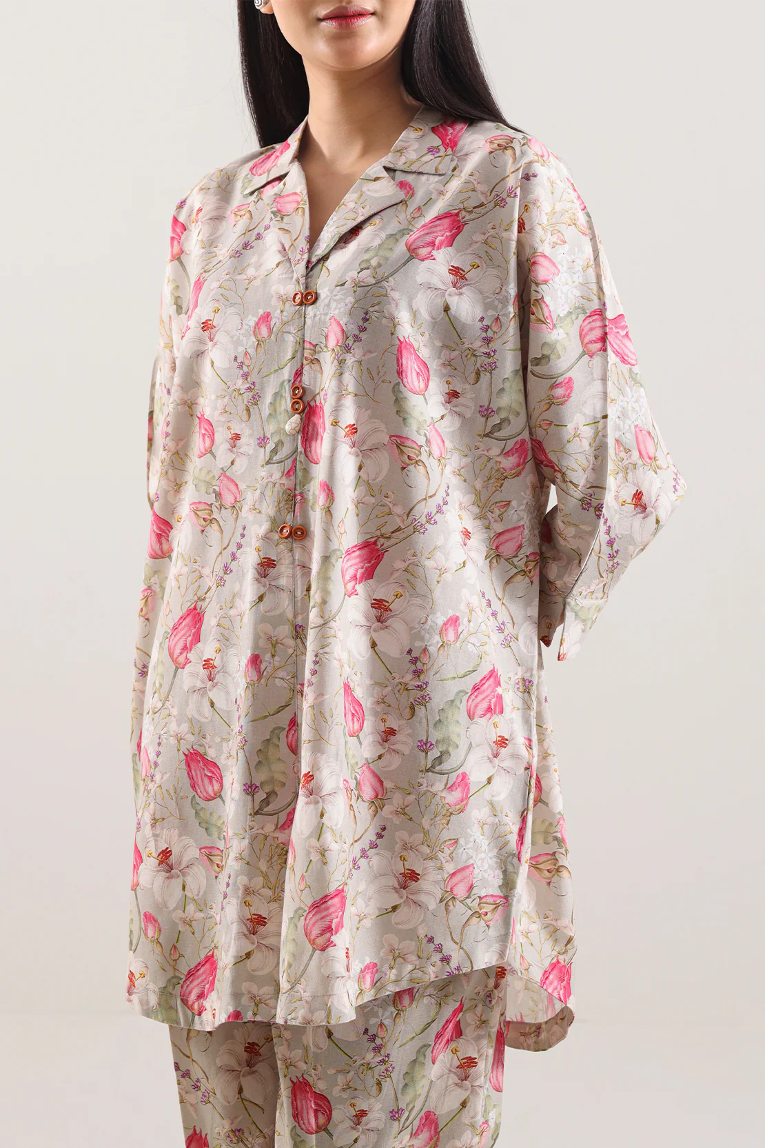 Printed Lawn Stitched 2 Piece (Shirt/Trouser) - Image 2