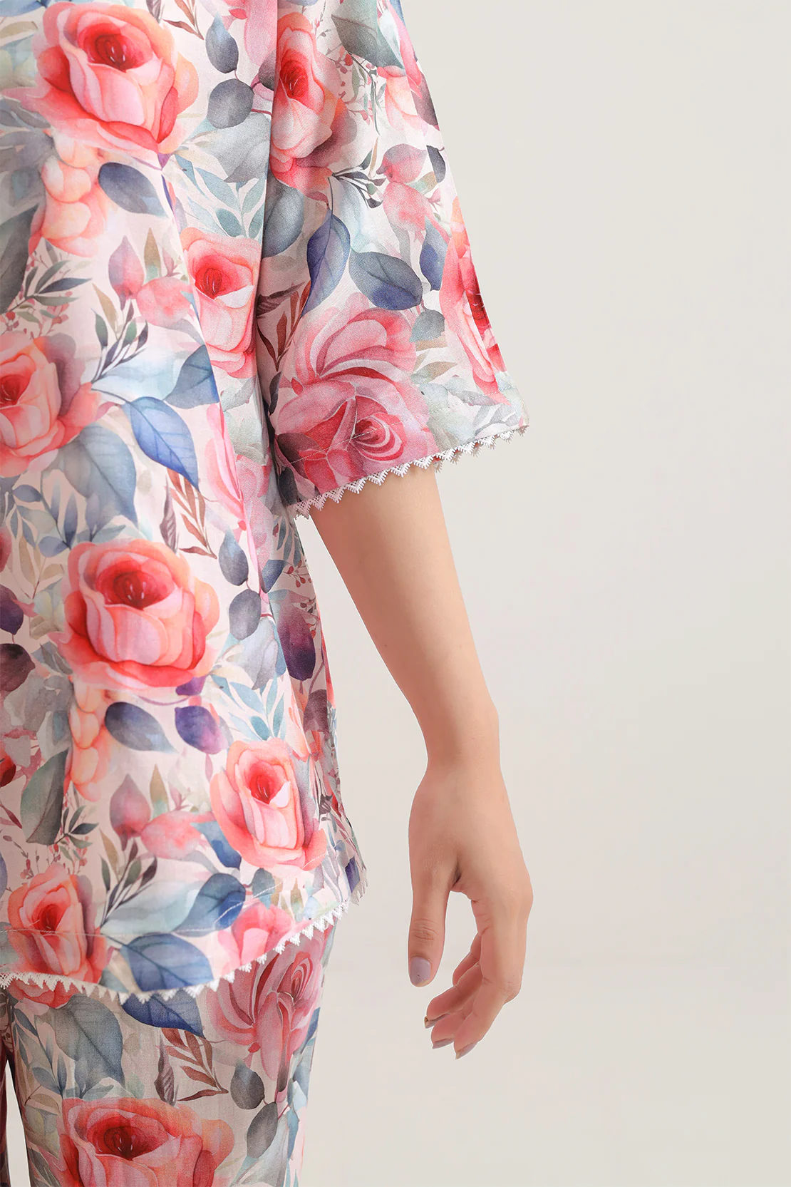 Printed Lawn Stitched 2 Piece (Shirt/Trouser) - Image 4