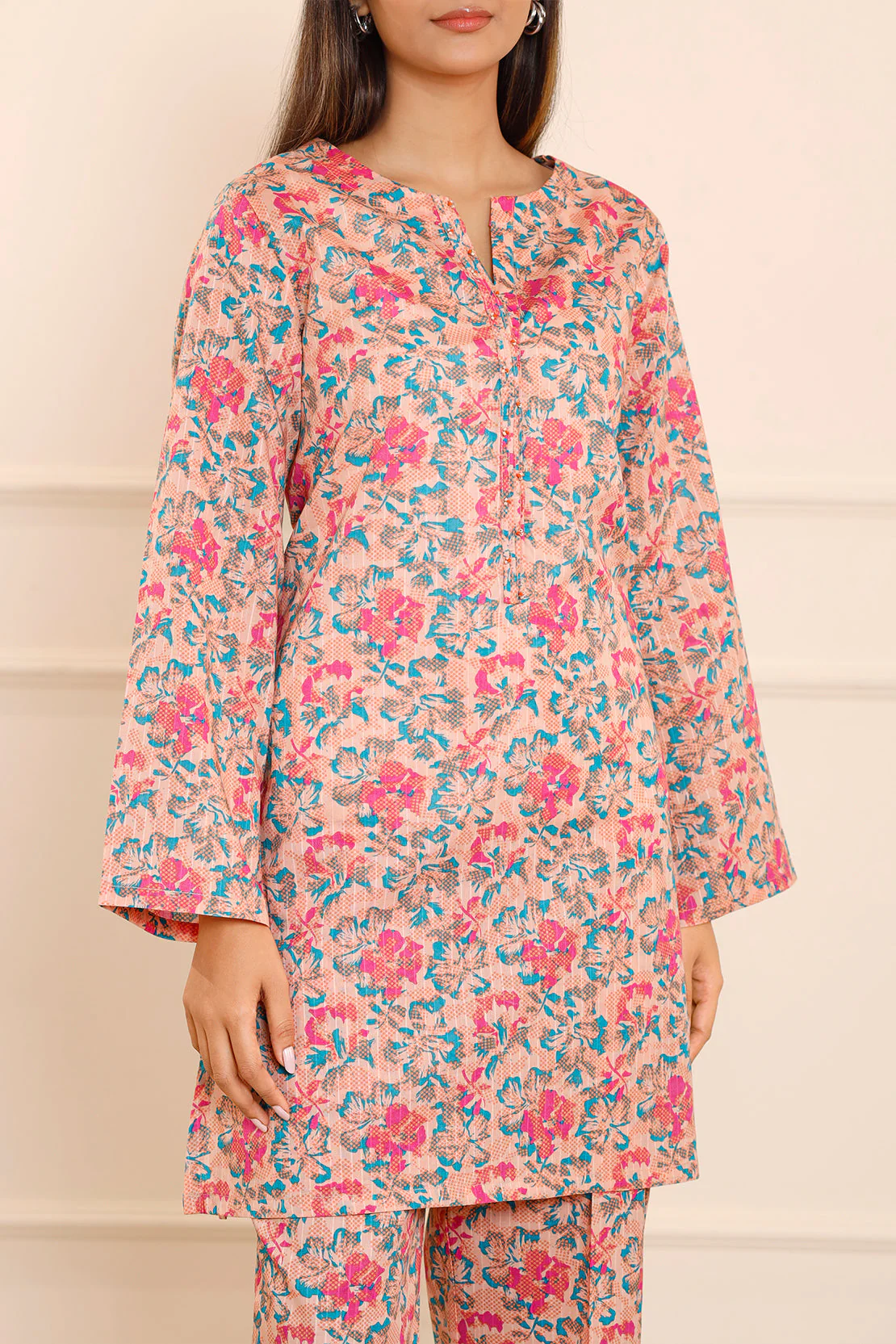 Printed Lawn Stitched 2 Piece (Shirt/Trouser)