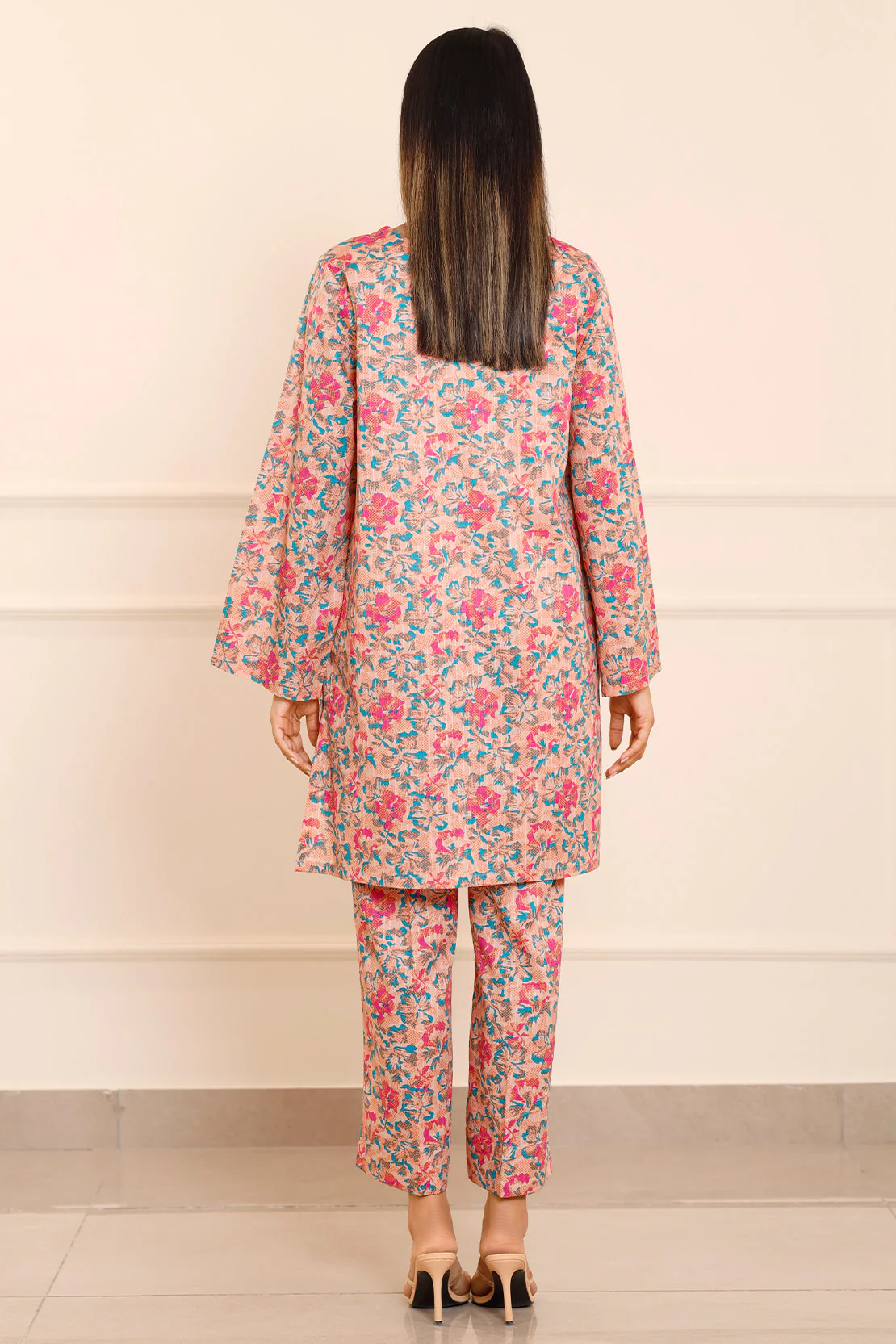 Printed Lawn Stitched 2 Piece (Shirt/Trouser) - Image 4