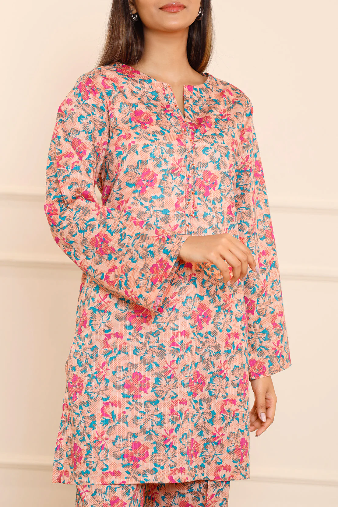 Printed Lawn Stitched 2 Piece (Shirt/Trouser) - Image 6