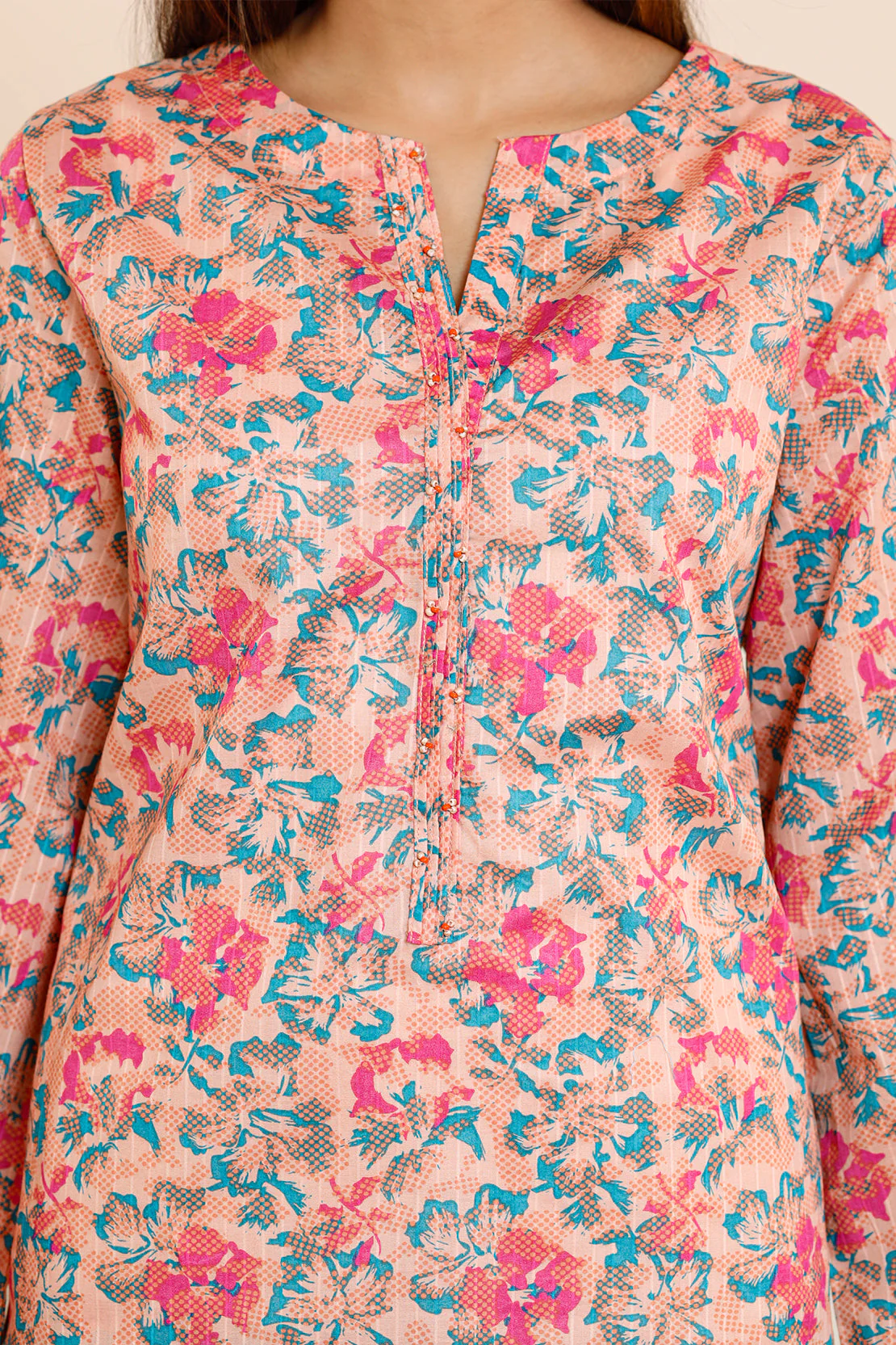 Printed Lawn Stitched 2 Piece (Shirt/Trouser) - Image 7