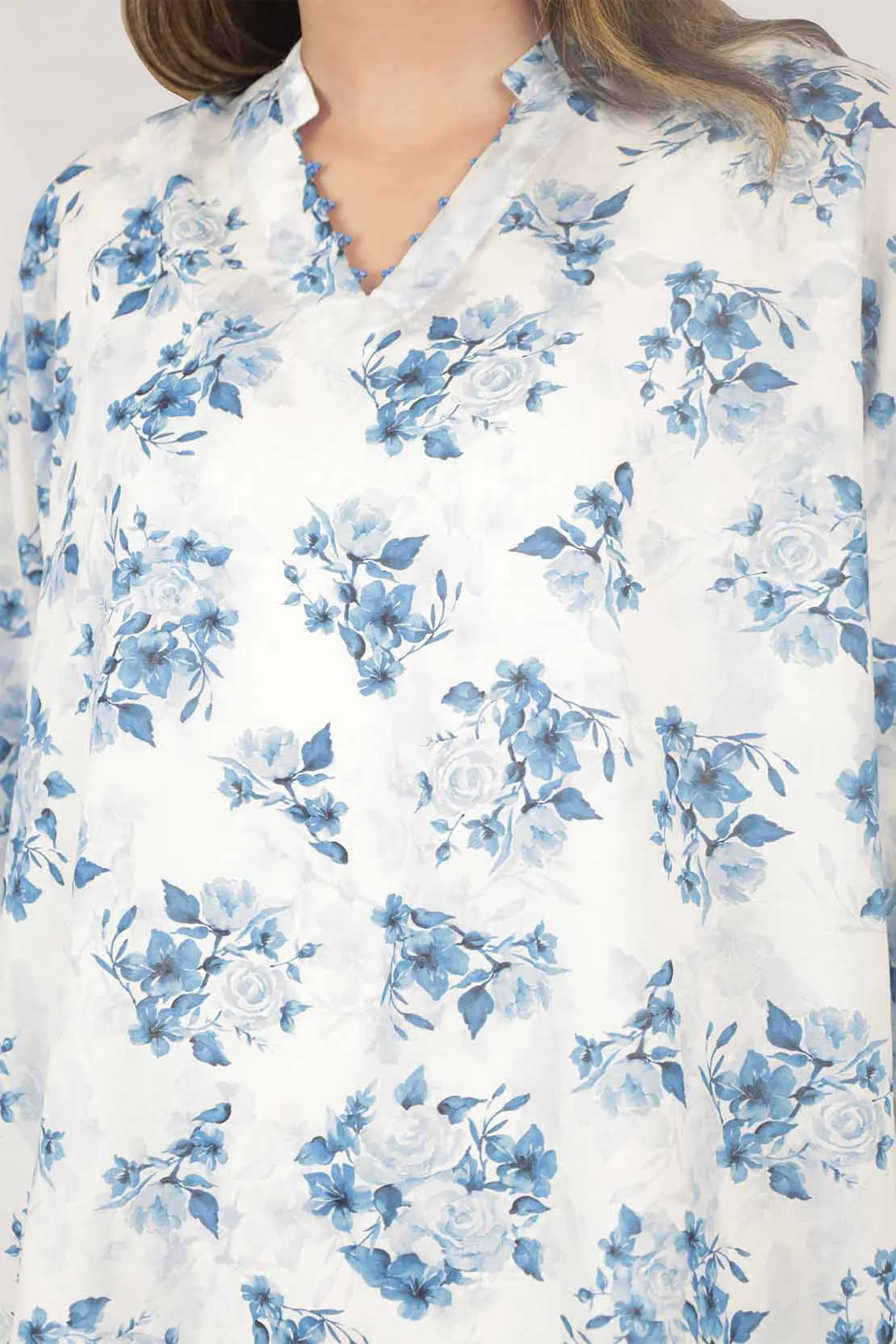 Printed Lawn Stitched 2 Piece (Shirt/Trouser) - Image 4