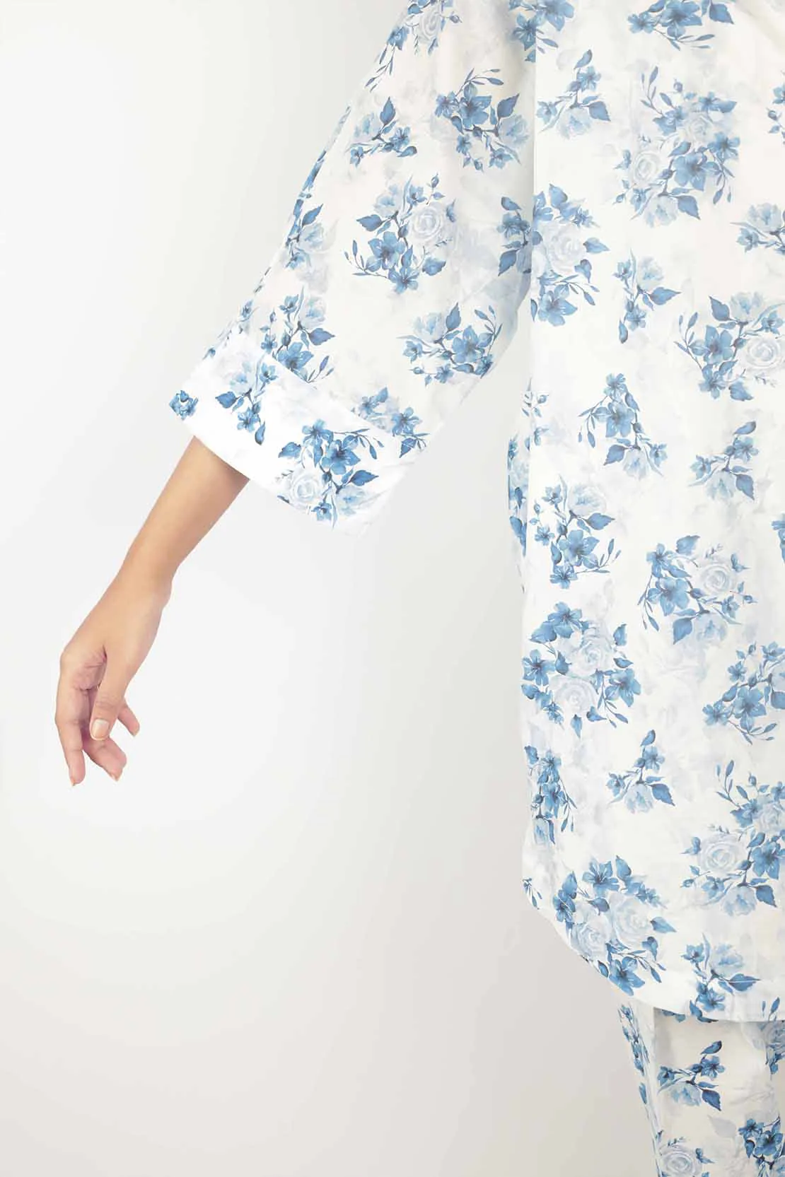 Printed Lawn Stitched 2 Piece (Shirt/Trouser) - Image 5