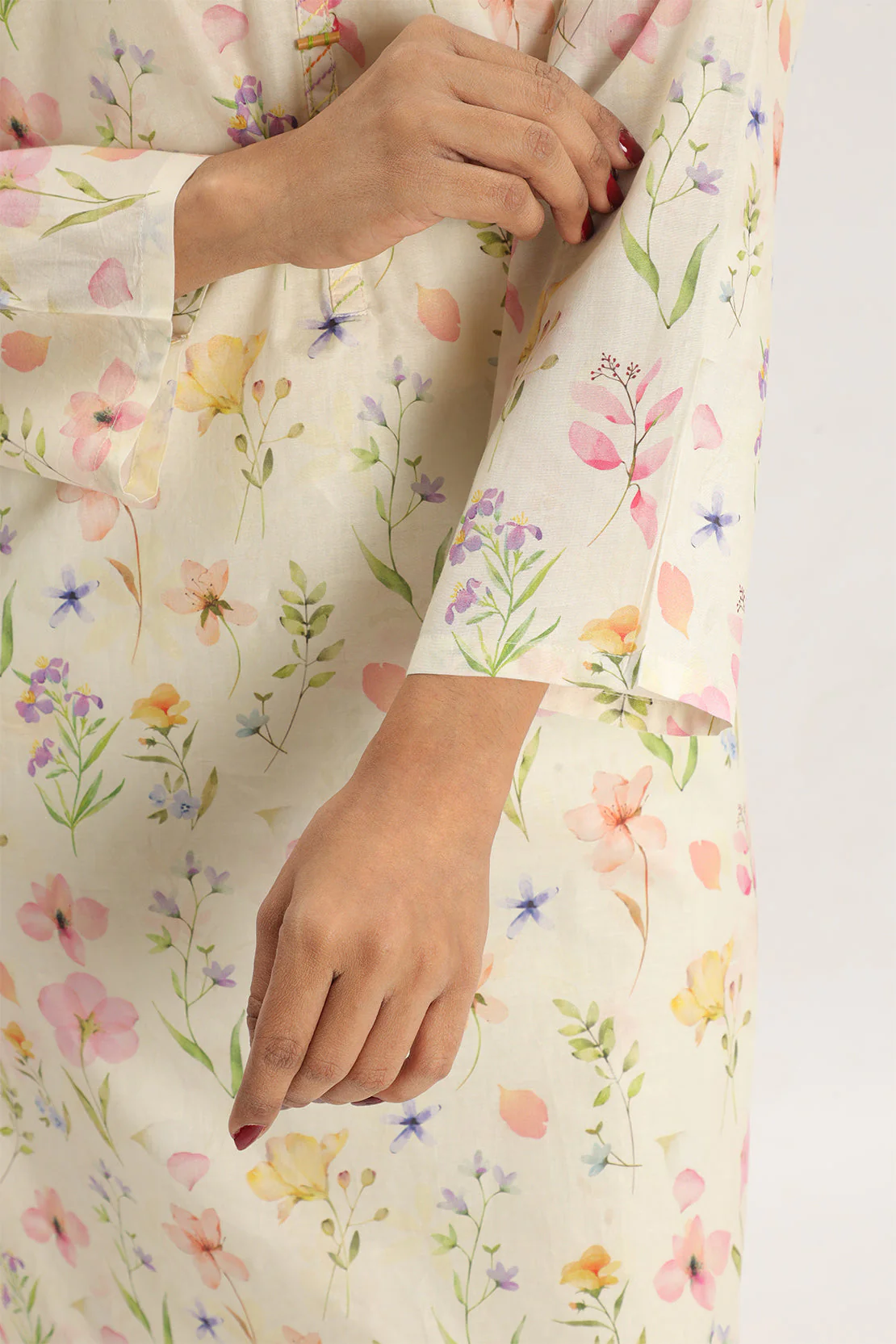 Printed Lawn Stitched 2 Piece (Shirt/Trouser) - Image 4