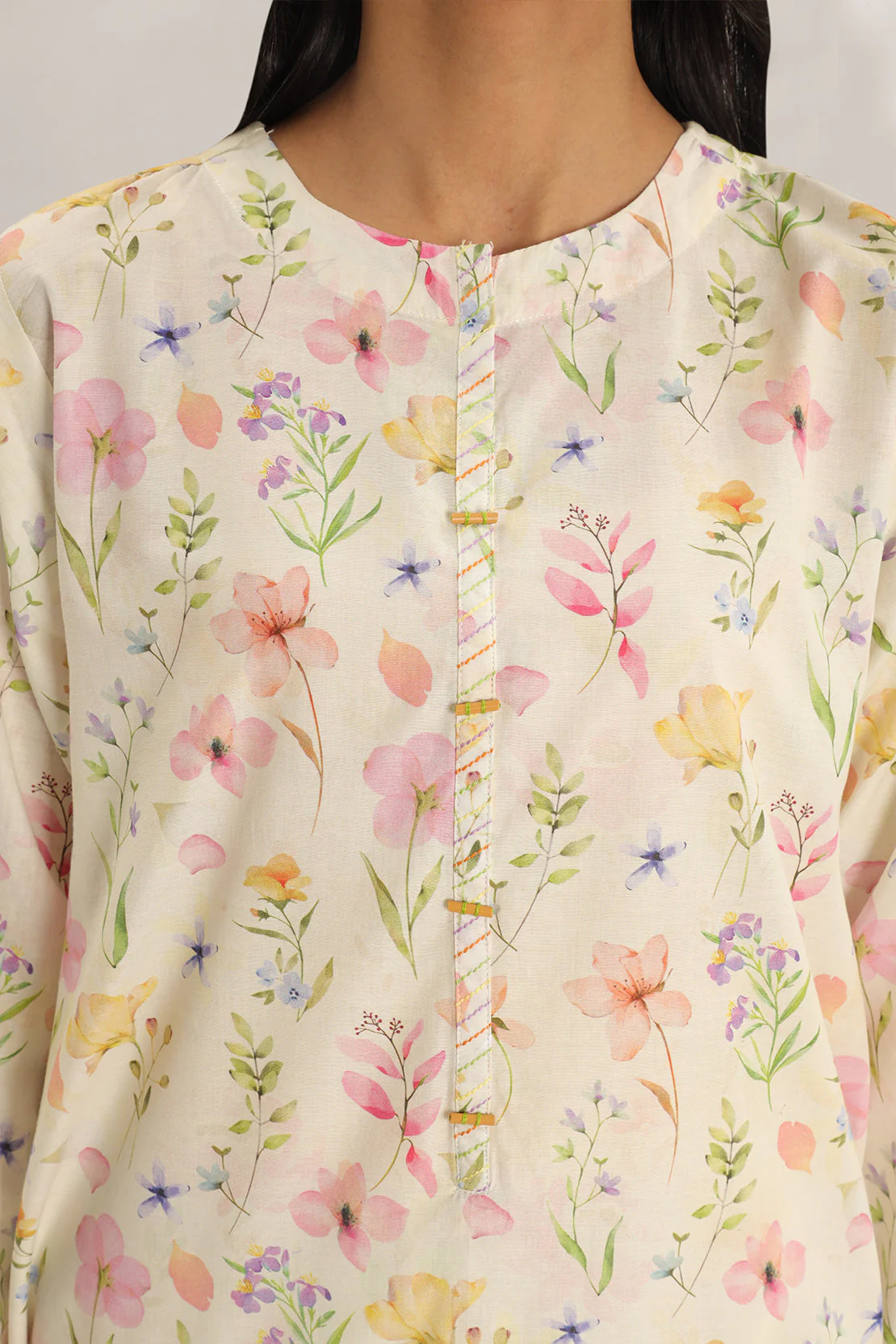 Printed Lawn Stitched 2 Piece (Shirt/Trouser) - Image 5