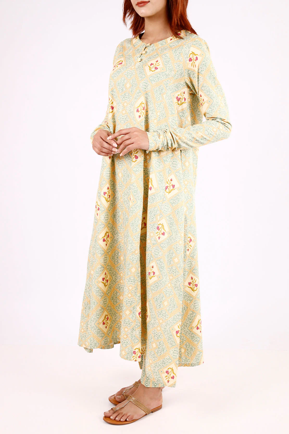 Printed Lawn Stitched 2 Piece (Shirt/Trouser) - Image 2