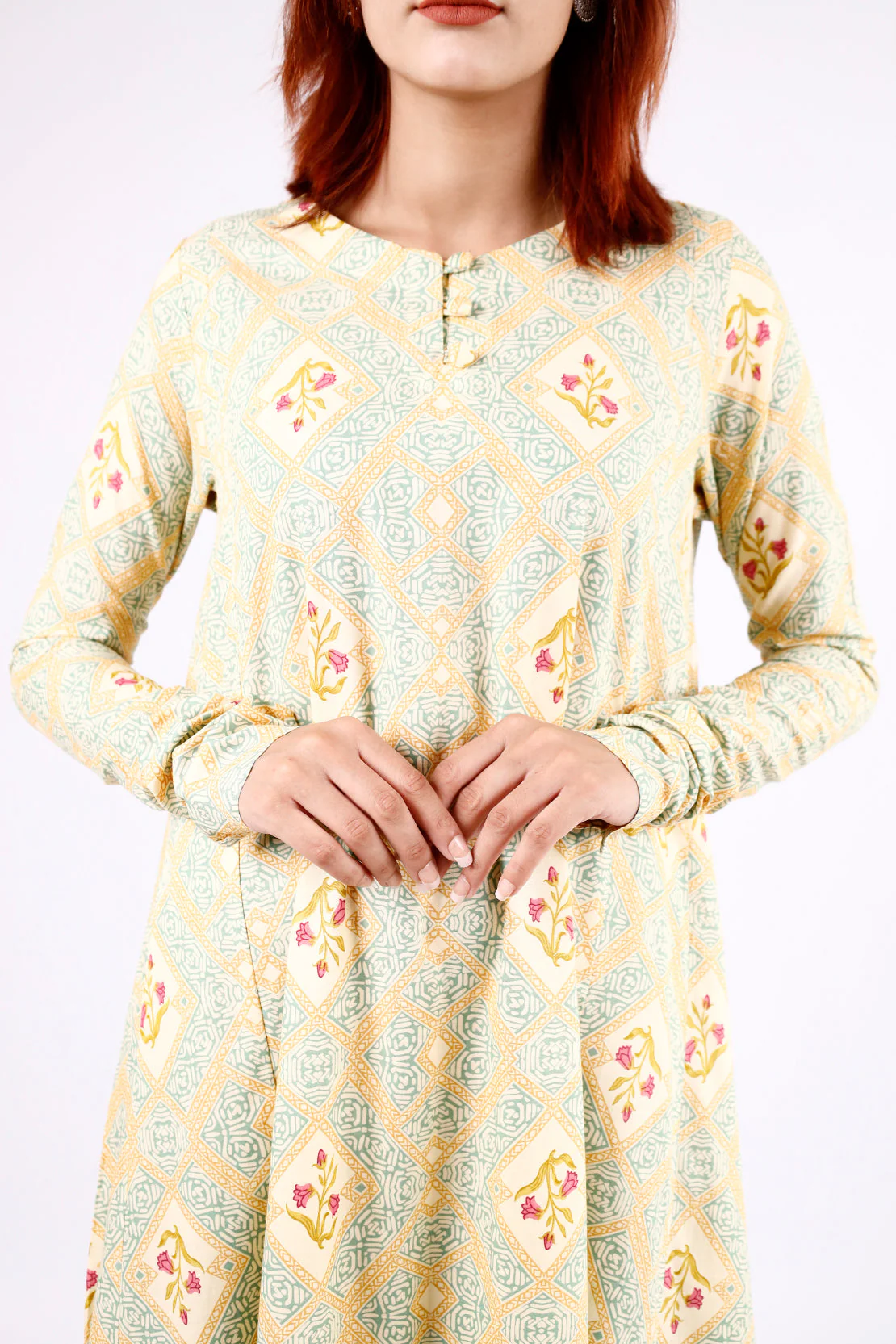 Printed Lawn Stitched 2 Piece (Shirt/Trouser) - Image 4