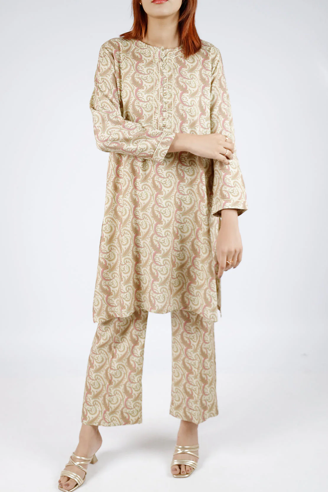Printed Lawn Stitched 2 Piece (Shirt/Trouser) - Image 2