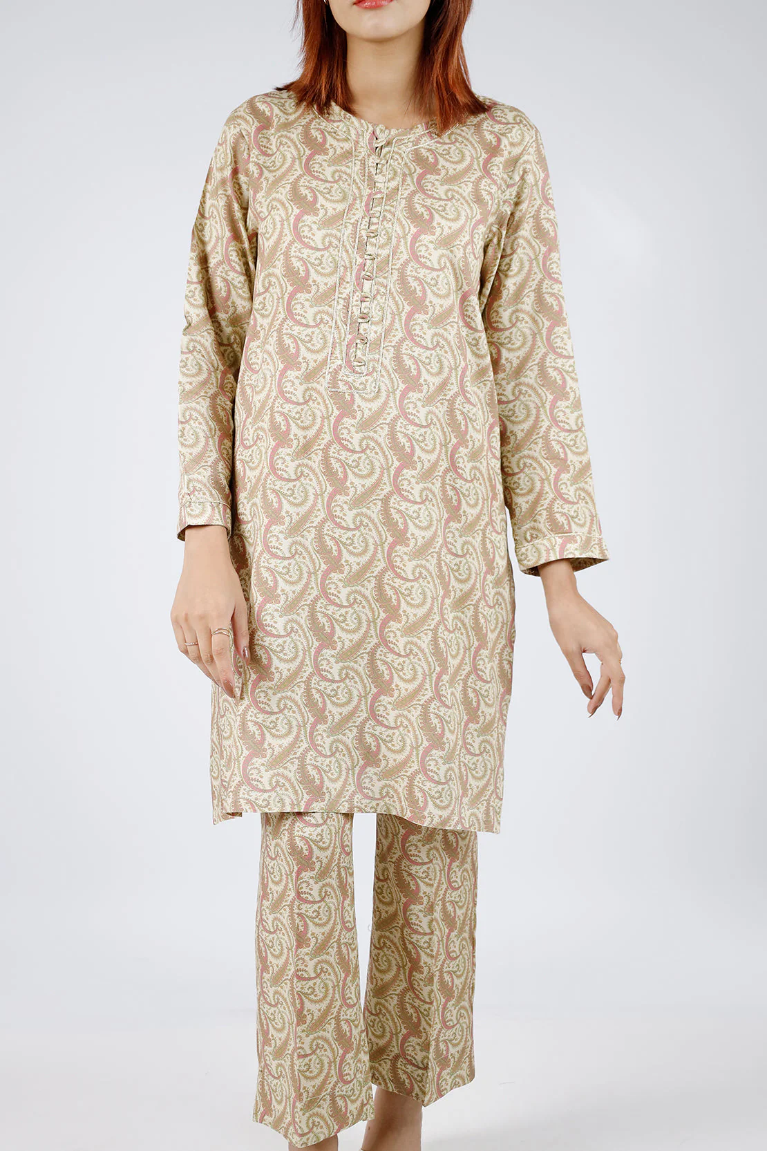 Printed Lawn Stitched 2 Piece (Shirt/Trouser) - Image 3