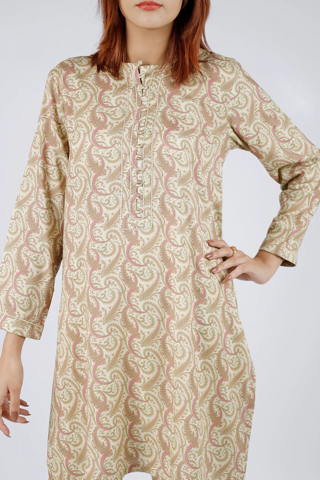 Printed Lawn Stitched 2 Piece (Shirt/Trouser) - Image 4