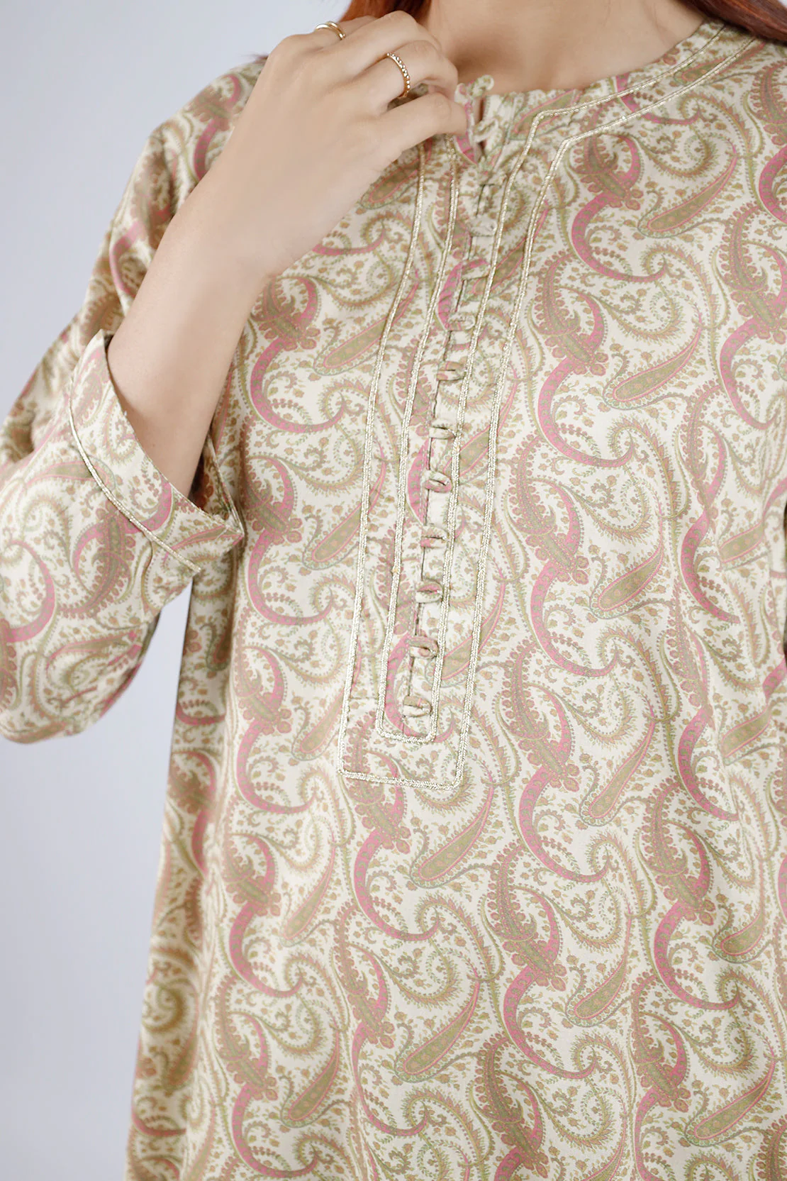 Printed Lawn Stitched 2 Piece (Shirt/Trouser) - Image 5