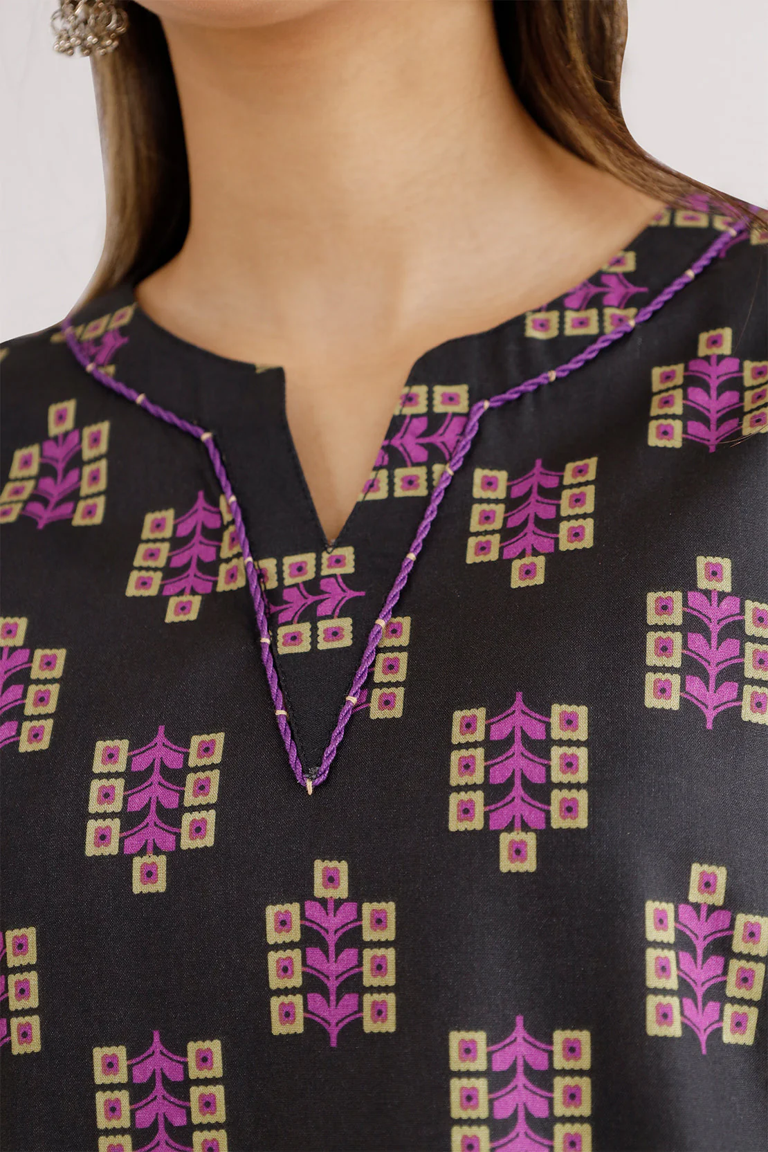 Printed Lawn Stitched 2 Piece (Shirt/Trouser) - Image 6
