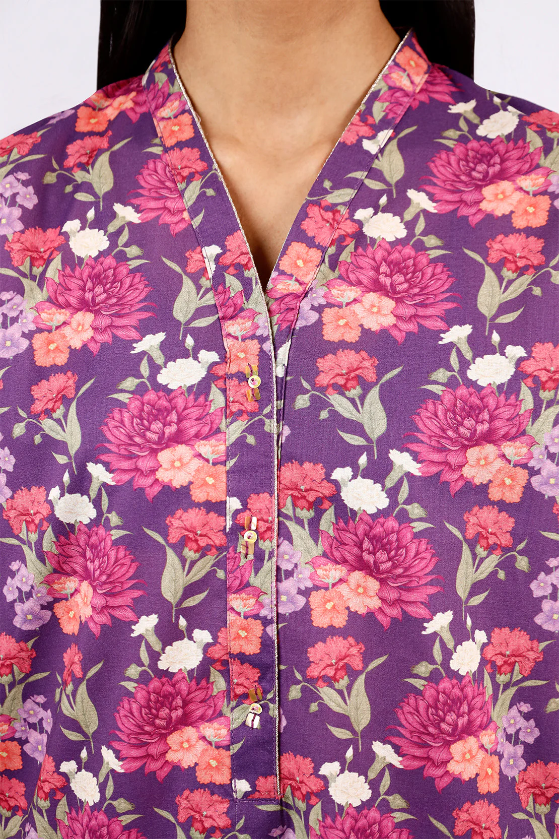Printed Lawn Stitched 2 Piece (Shirt/Trouser) - Image 6