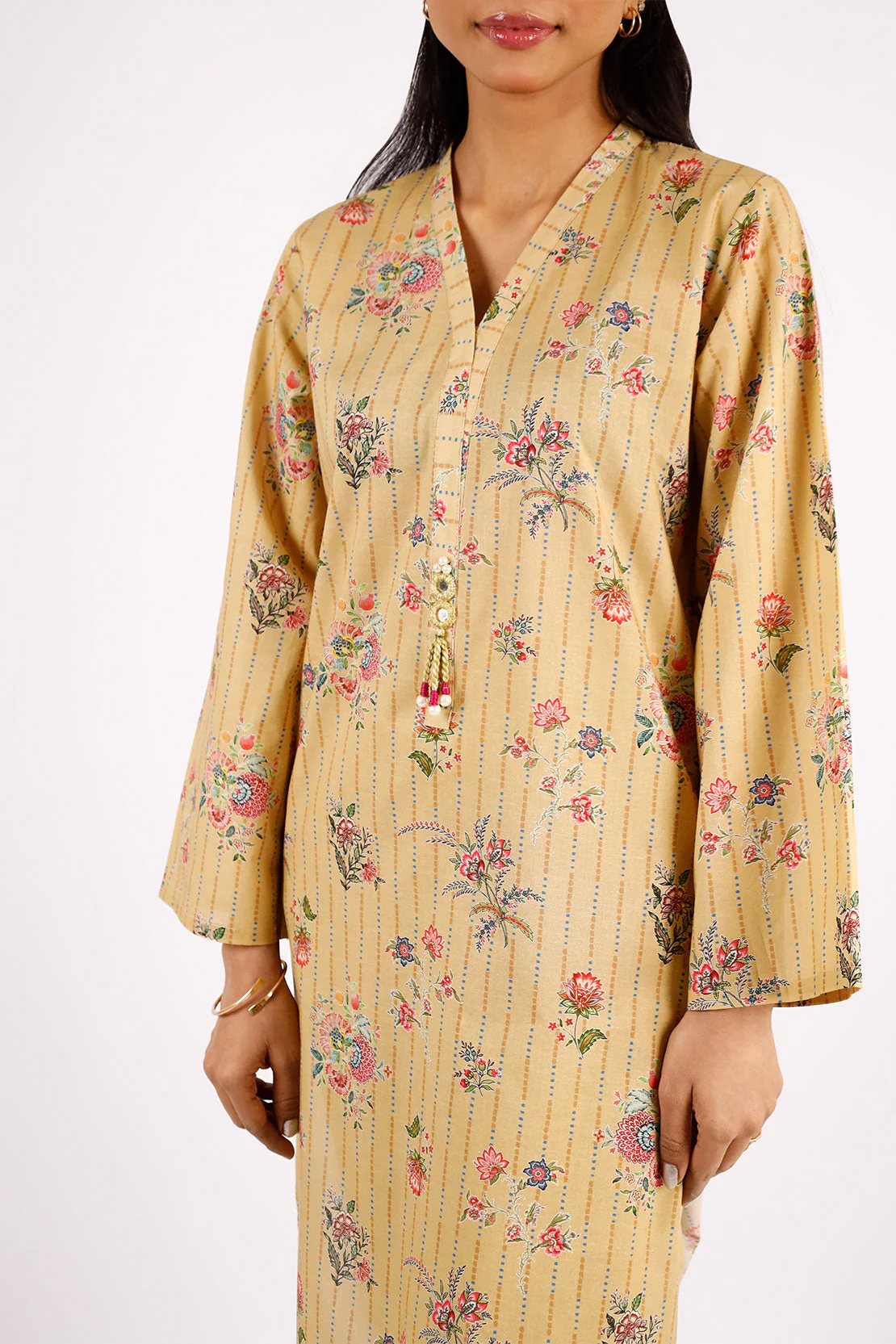 Printed Lawn Stitched 2 Piece (Shirt/Trouser) - Image 3
