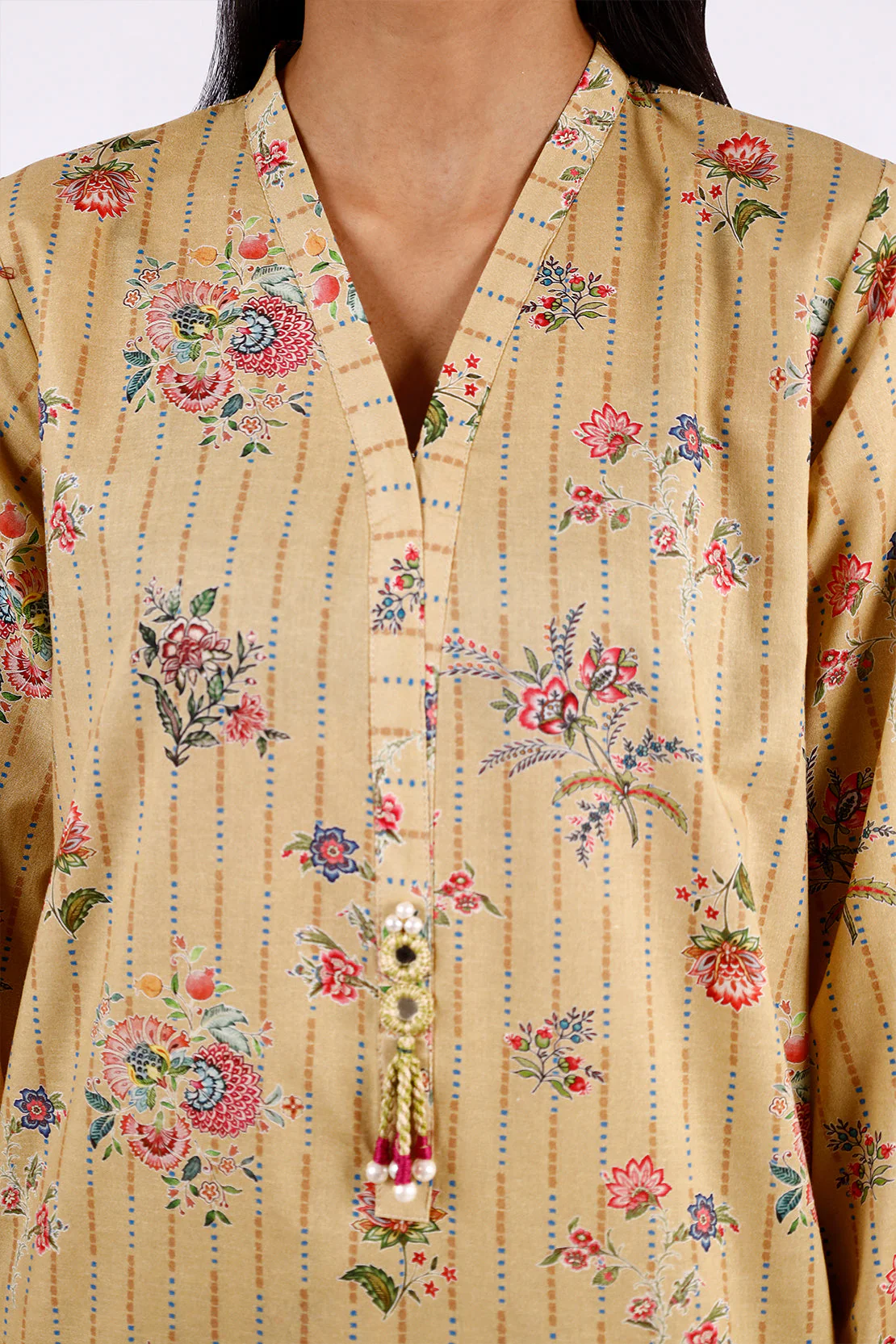 Printed Lawn Stitched 2 Piece (Shirt/Trouser) - Image 5