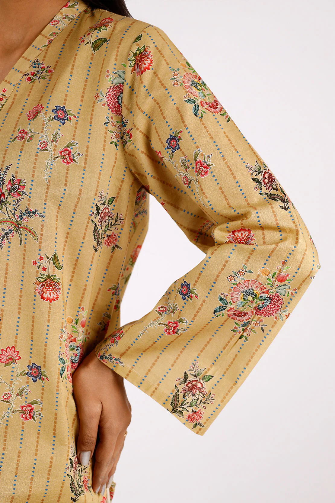 Printed Lawn Stitched 2 Piece (Shirt/Trouser) - Image 6