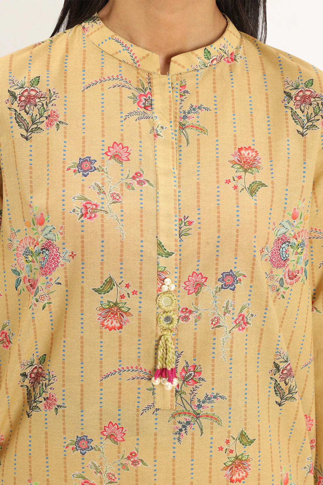 Printed Lawn Stitched 2 Piece (Shirt/Trouser) - Image 5