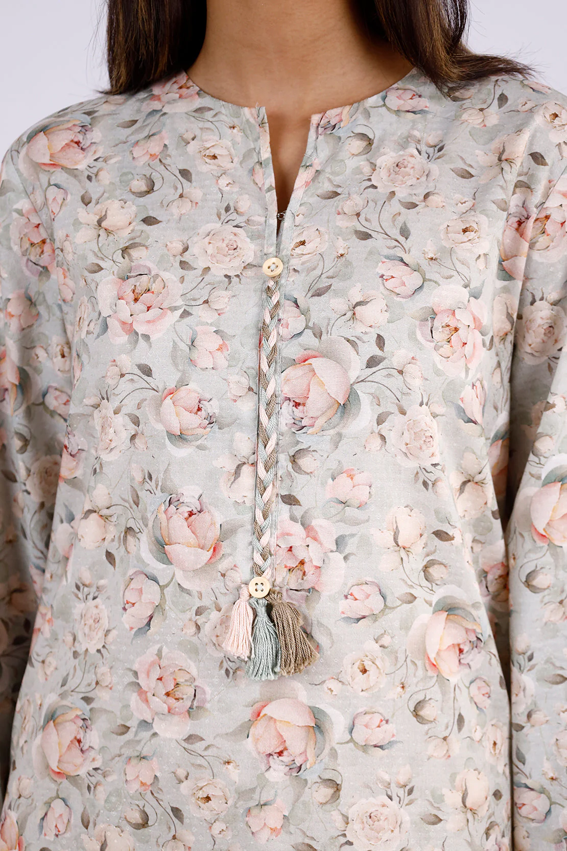 Printed Lawn Stitched 2 Piece (Shirt/Trouser) - Image 4