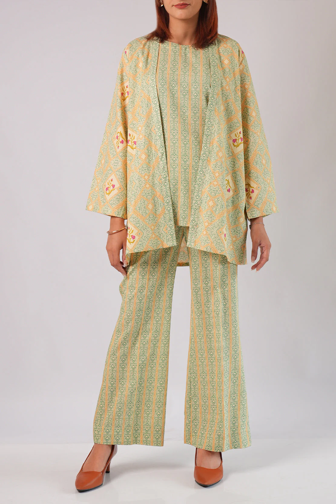 Printed Lawn Stitched 2 Piece (Shirt/Trouser)