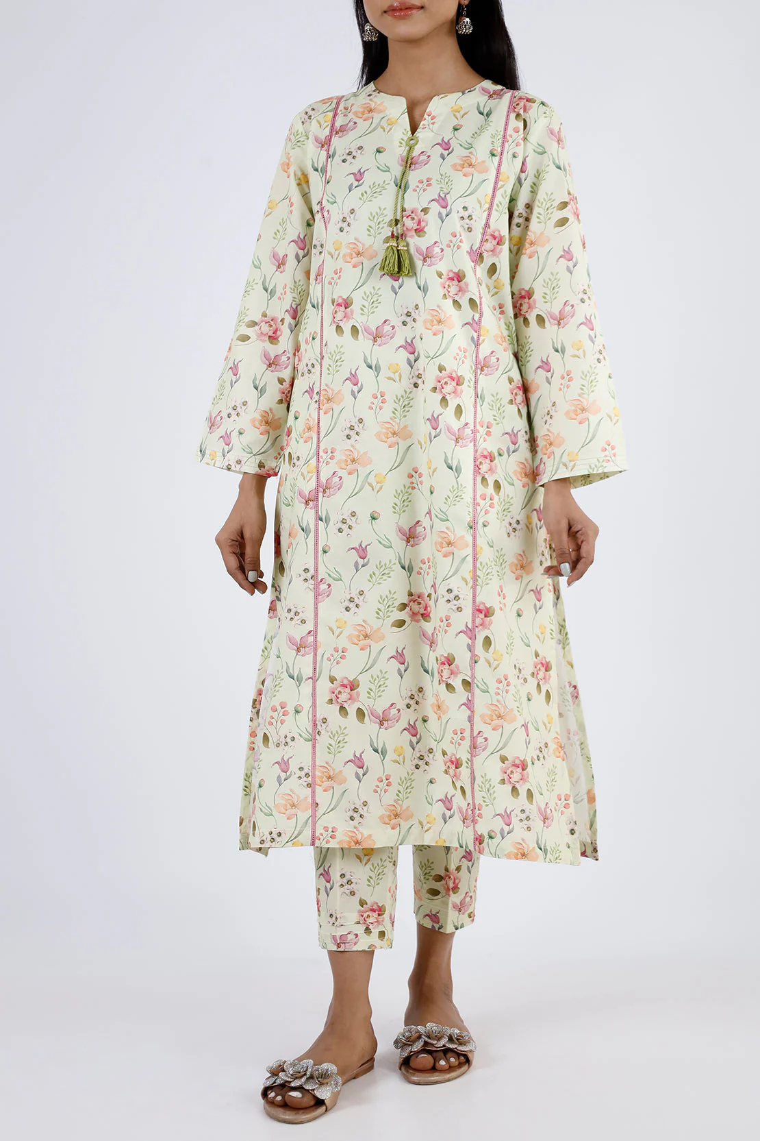 Printed Lawn Stitched 2 Piece (Shirt/Trouser)
