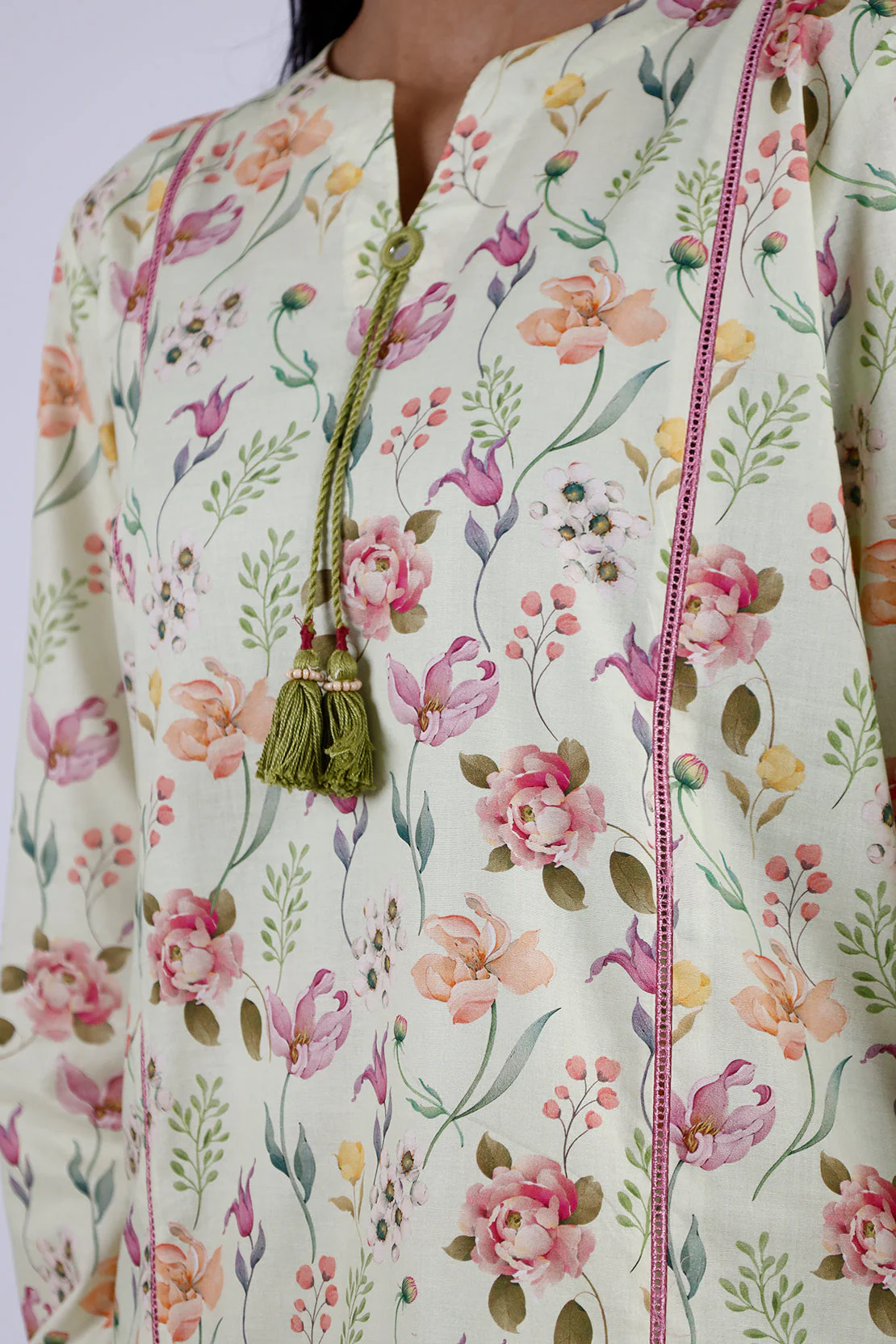 Printed Lawn Stitched 2 Piece (Shirt/Trouser) - Image 5