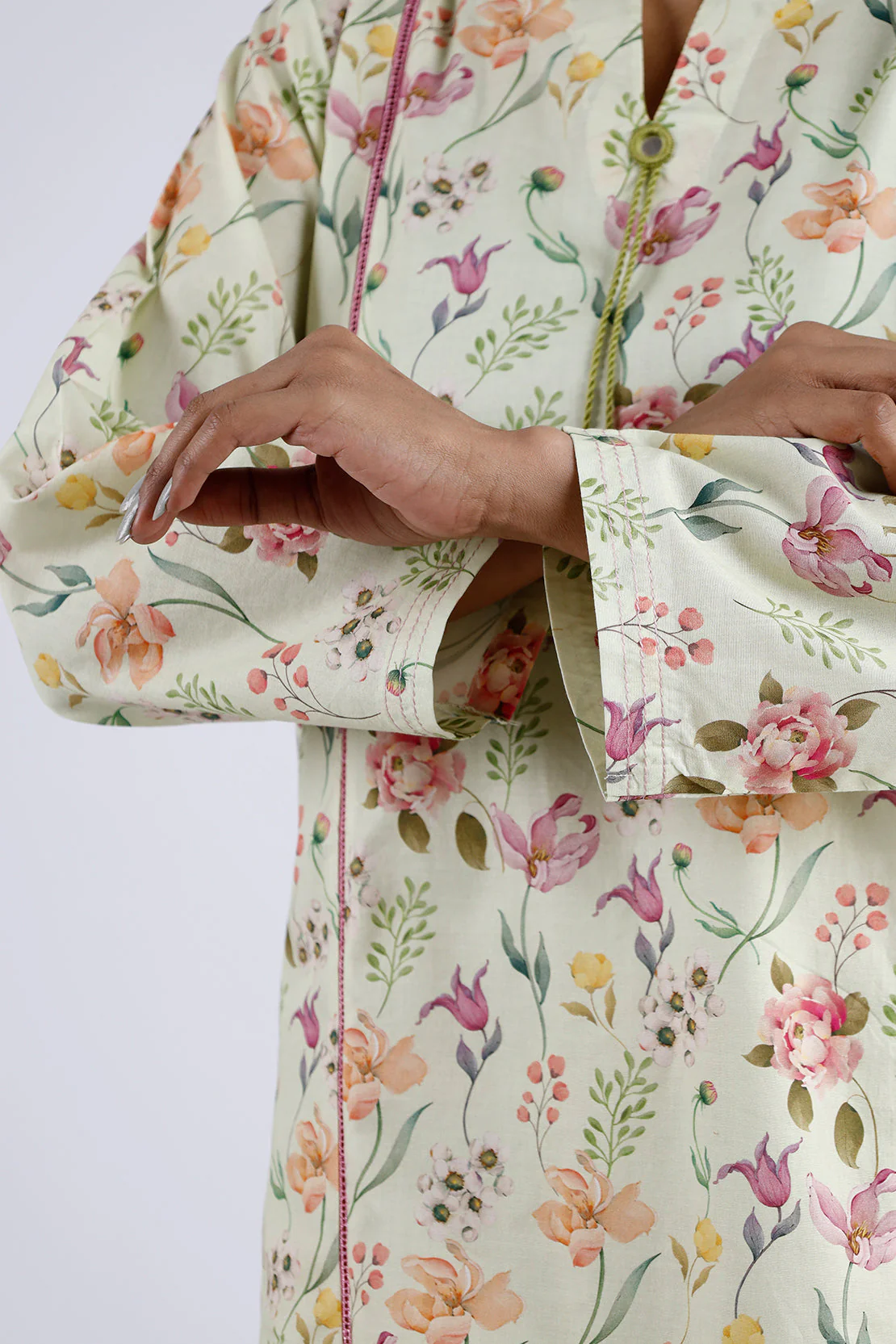 Printed Lawn Stitched 2 Piece (Shirt/Trouser) - Image 6