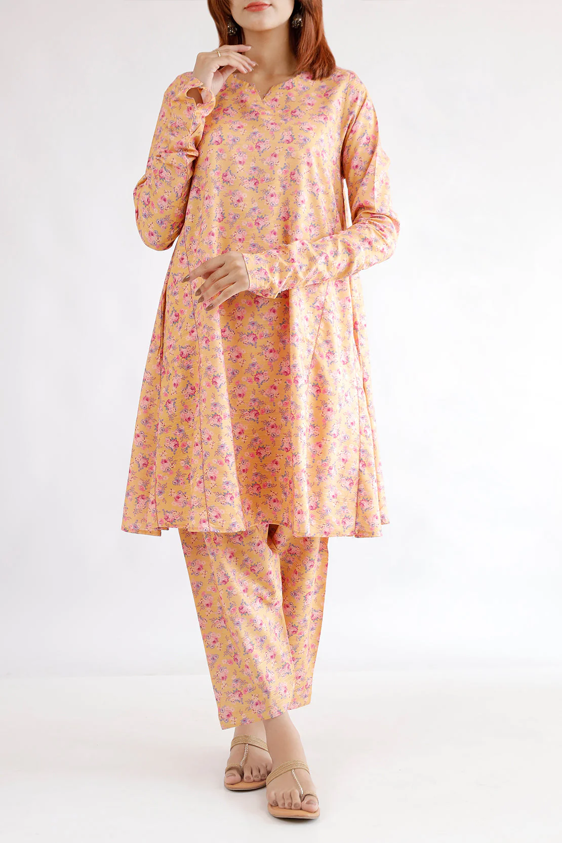 Printed Lawn Stitched 2 Piece (Shirt/Trouser)