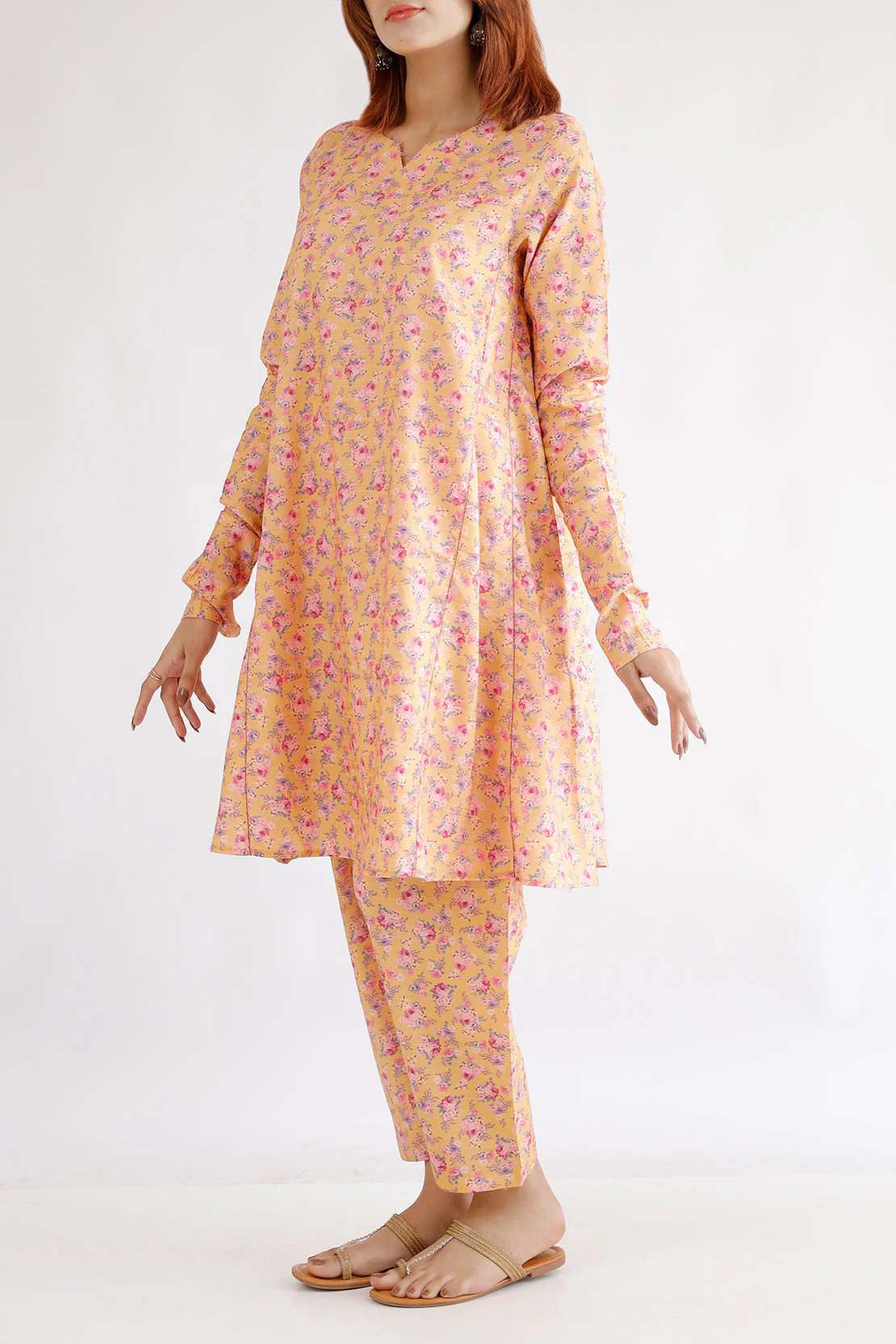 Printed Lawn Stitched 2 Piece (Shirt/Trouser) - Image 2