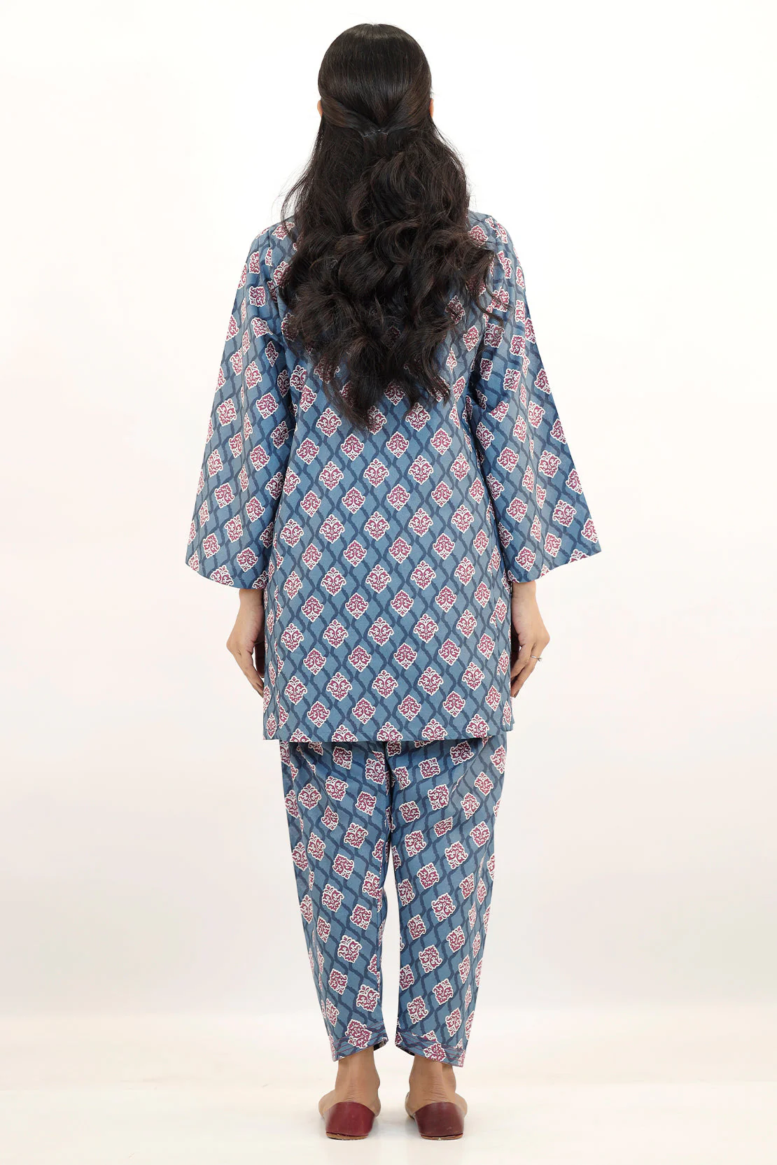 Printed Lawn Stitched 2 Piece (Shirt/Trouser) - Image 3