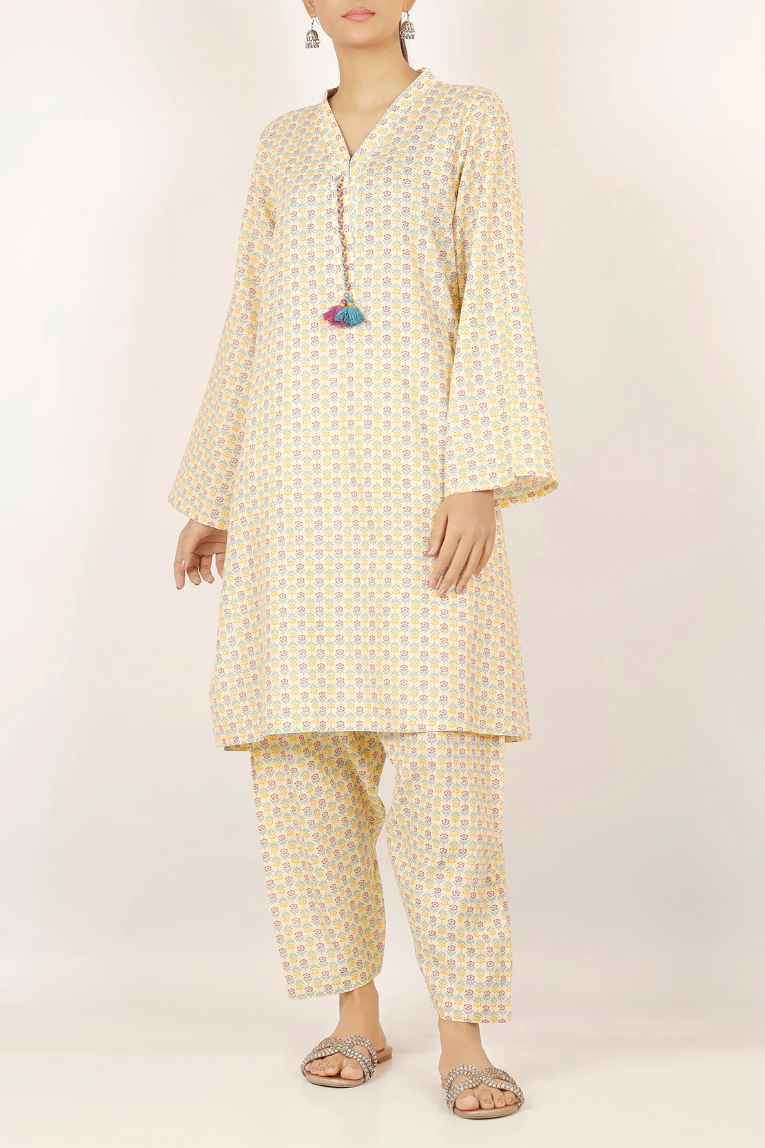 Printed Lawn Stitched 2 Piece (Shirt/Trouser) - Image 4