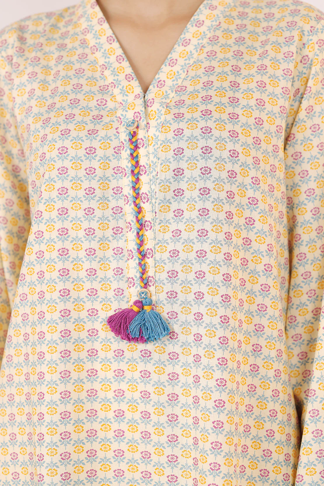 Printed Lawn Stitched 2 Piece (Shirt/Trouser) - Image 7