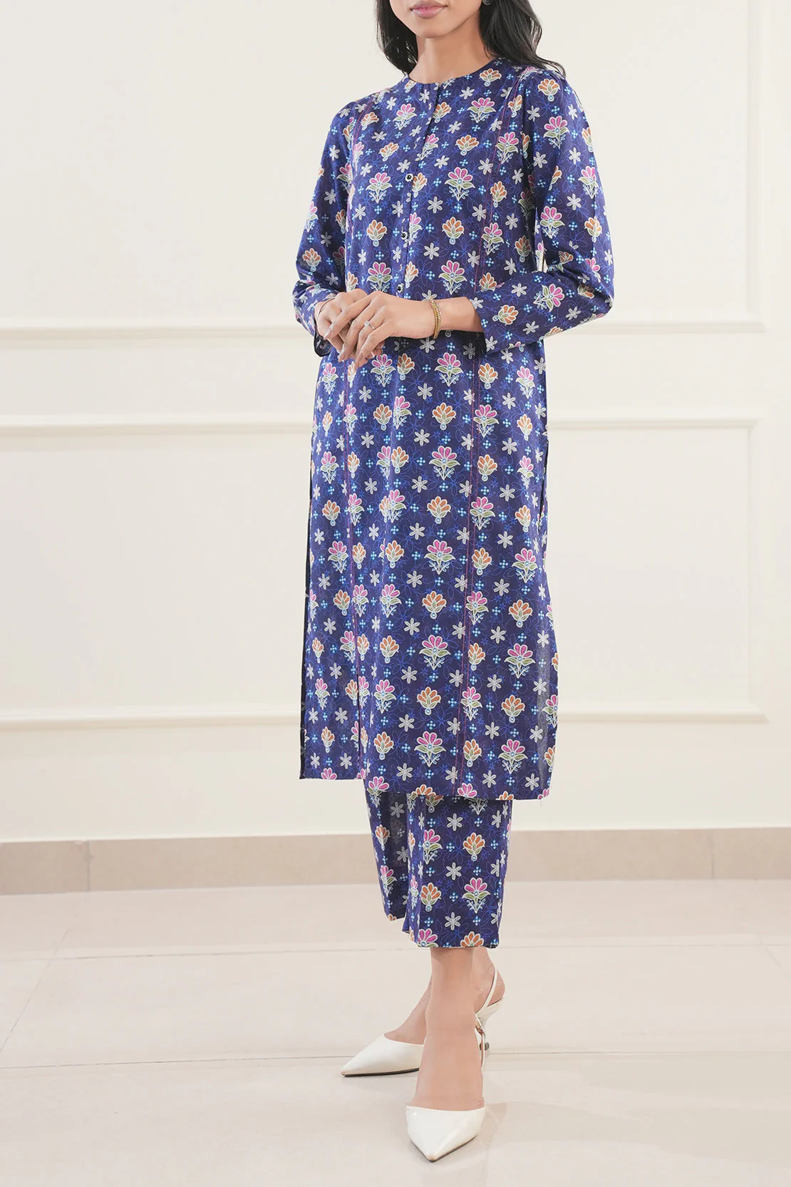 Printed Lawn Stitched 2 Piece (Shirt/Trouser)