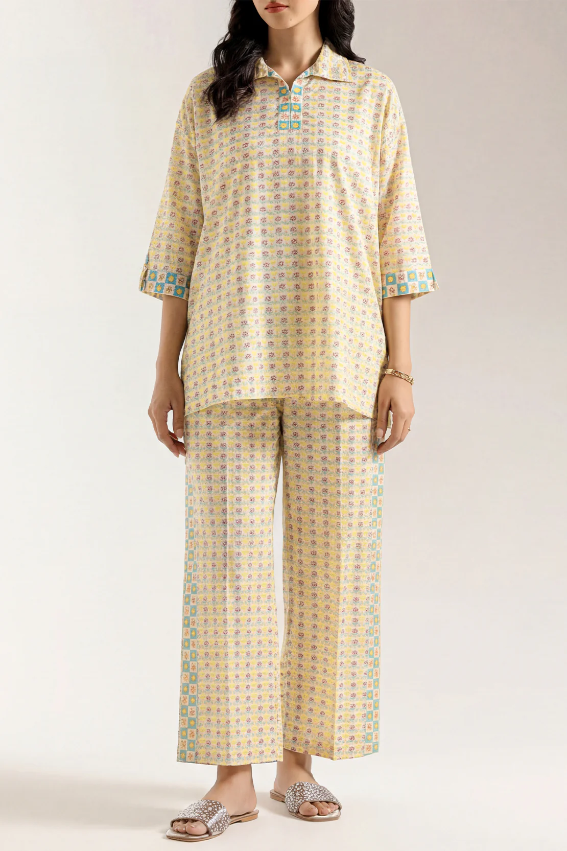Printed Lawn Stitched 2 Piece (Shirt/Trouser)