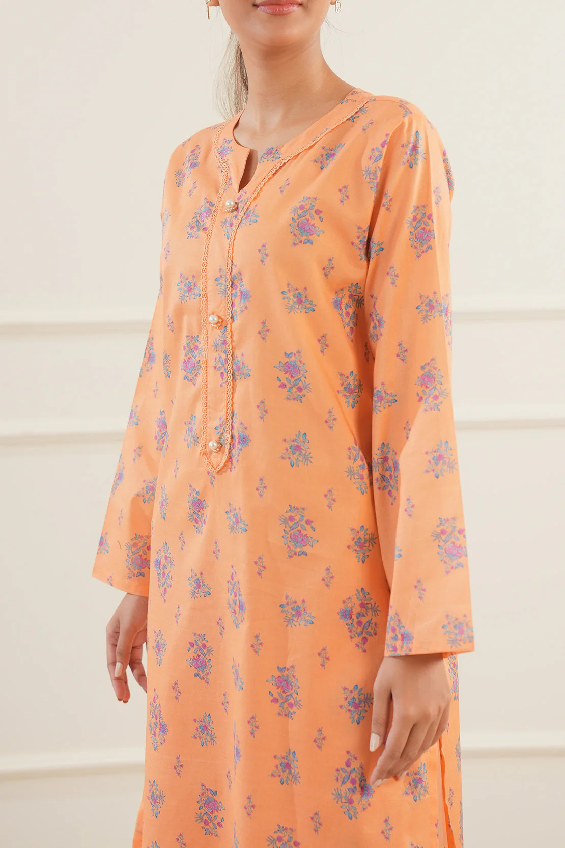 Printed Lawn Stitched 2 Piece (Shirt/Trouser) - Image 5