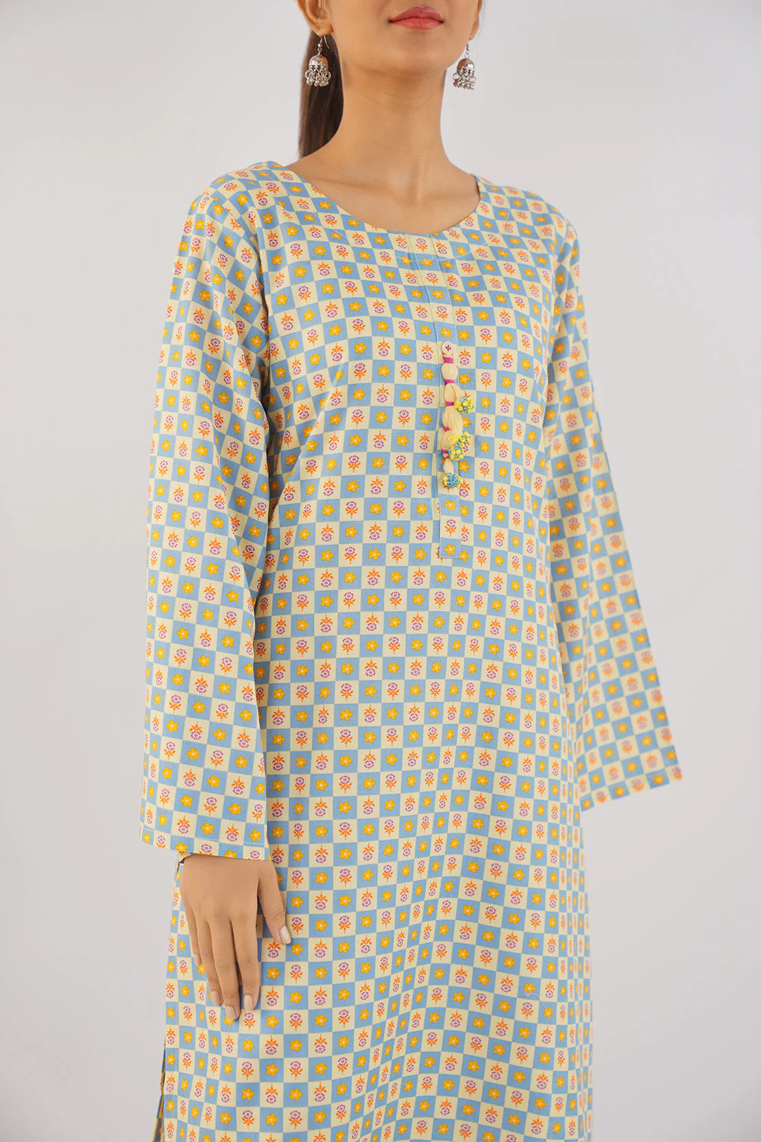Printed Lawn Stitched 2 Piece (Shirt/Trouser) - Image 5