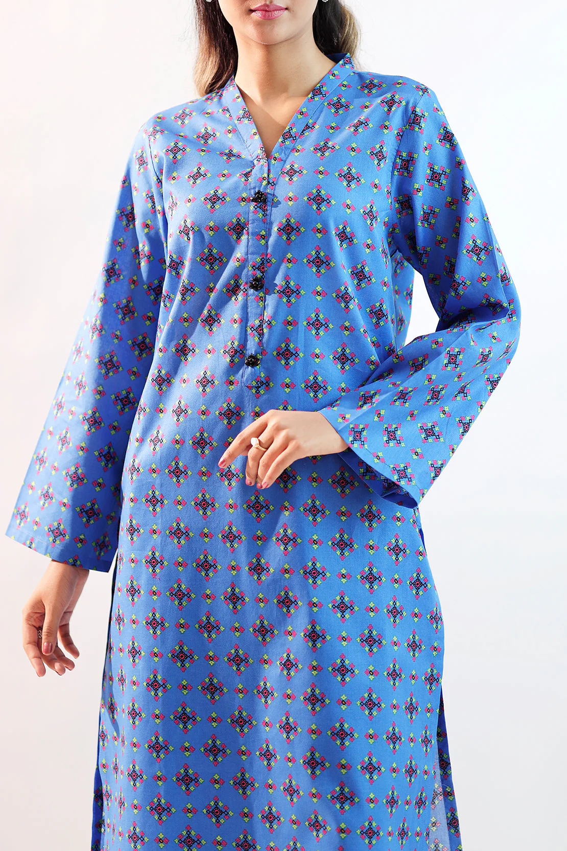 Printed Lawn Stitched 2 Piece (Shirt/Trouser) - Image 5