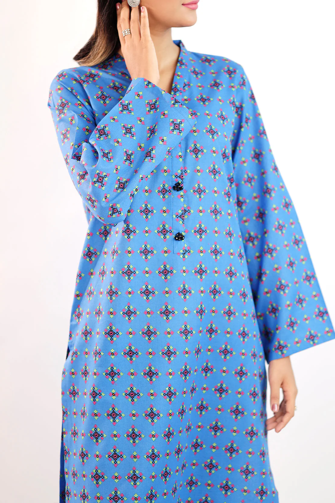 Printed Lawn Stitched 2 Piece (Shirt/Trouser) - Image 6